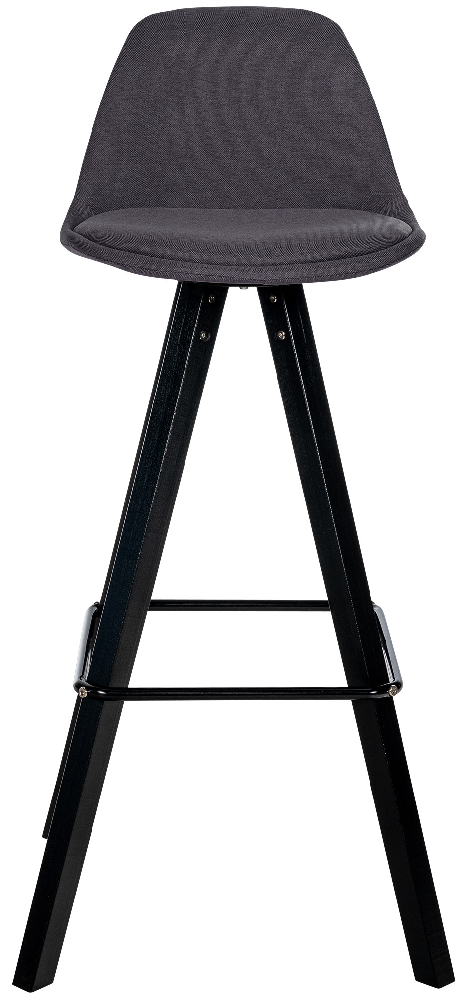 Set di 2 sgabelli da bar Corbin Tessuto Square
