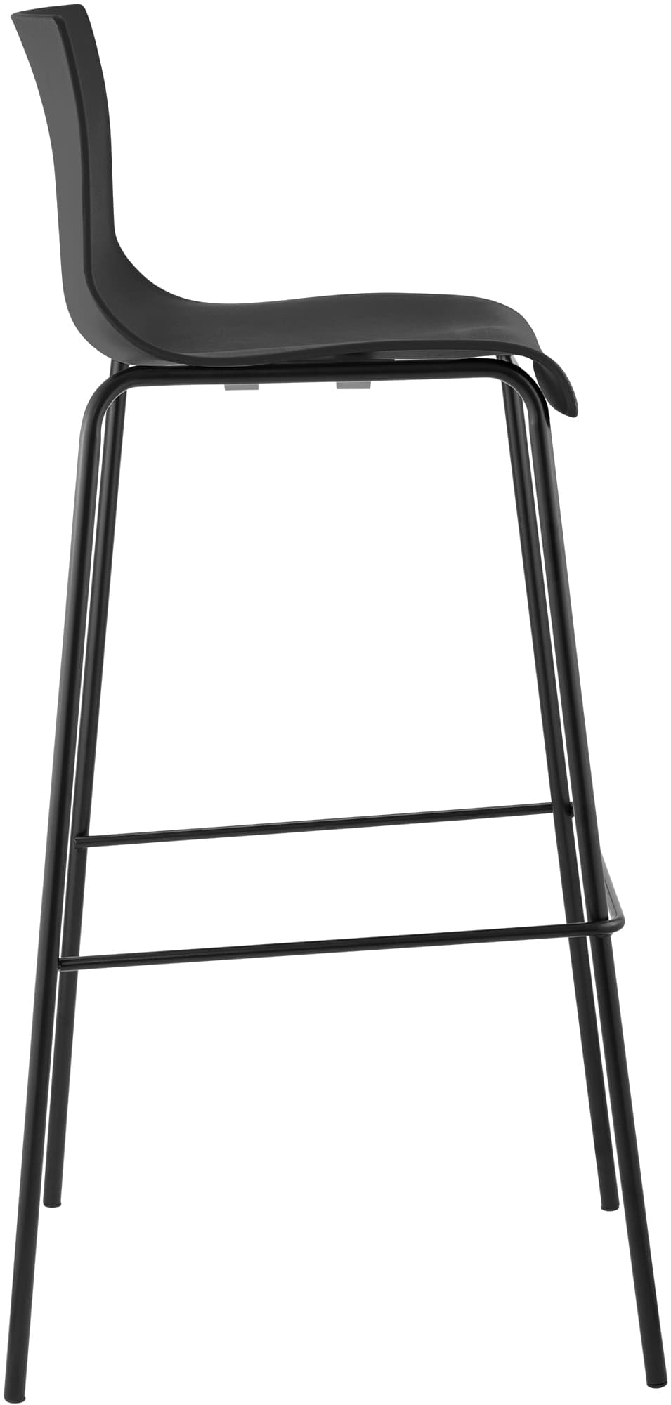 Sgabello da Bar Hover Plastica Struttura a 4 Gambe