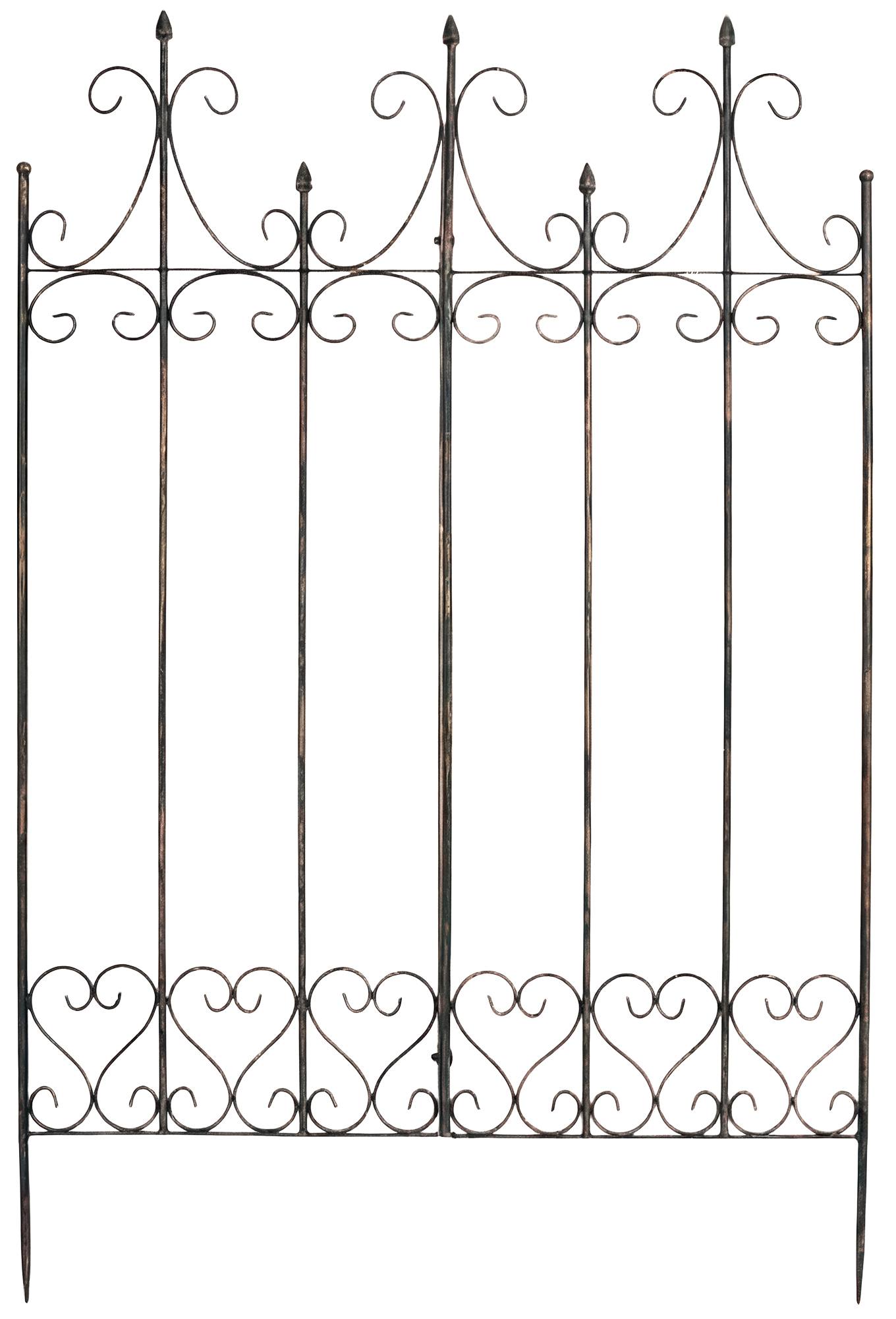 Spalliera Flieder 130x100 cm in Metallo, Stile Rustico per Rampicanti