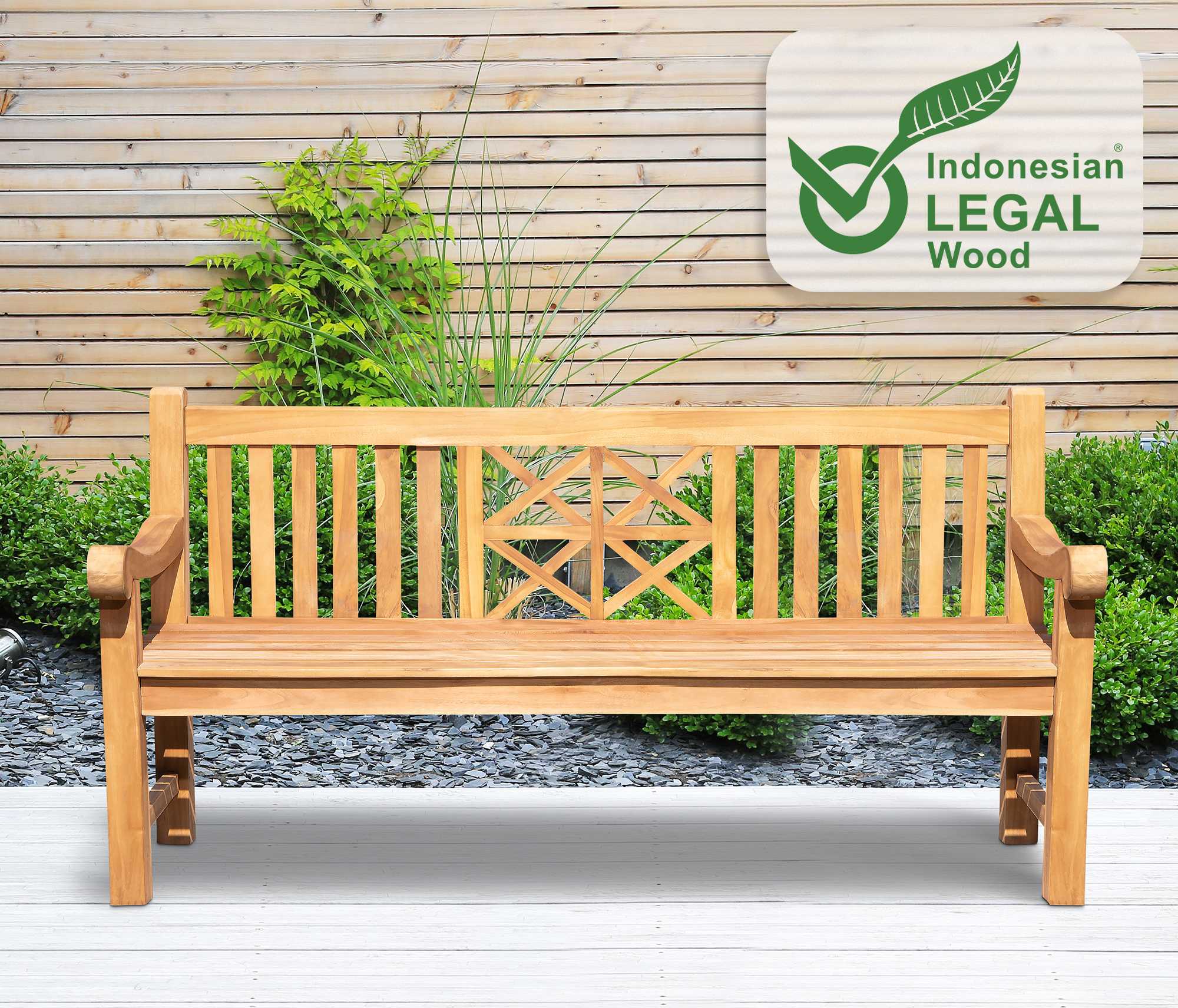 Panchina in teak Florida
