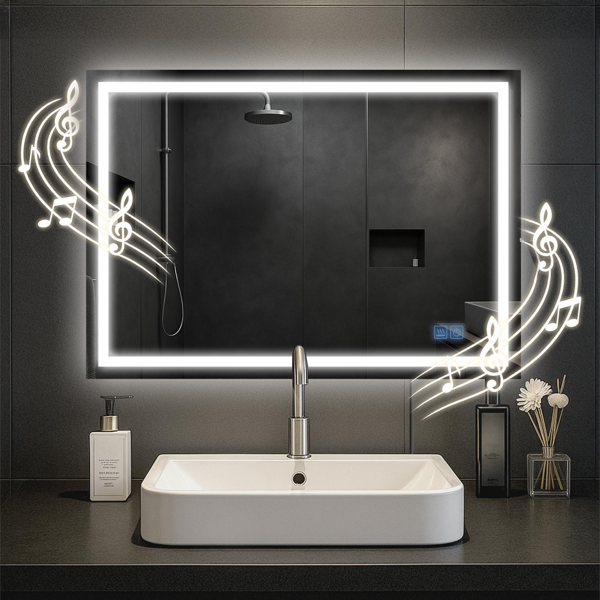 Specchio da bagno Jaffrey con Bluetooth