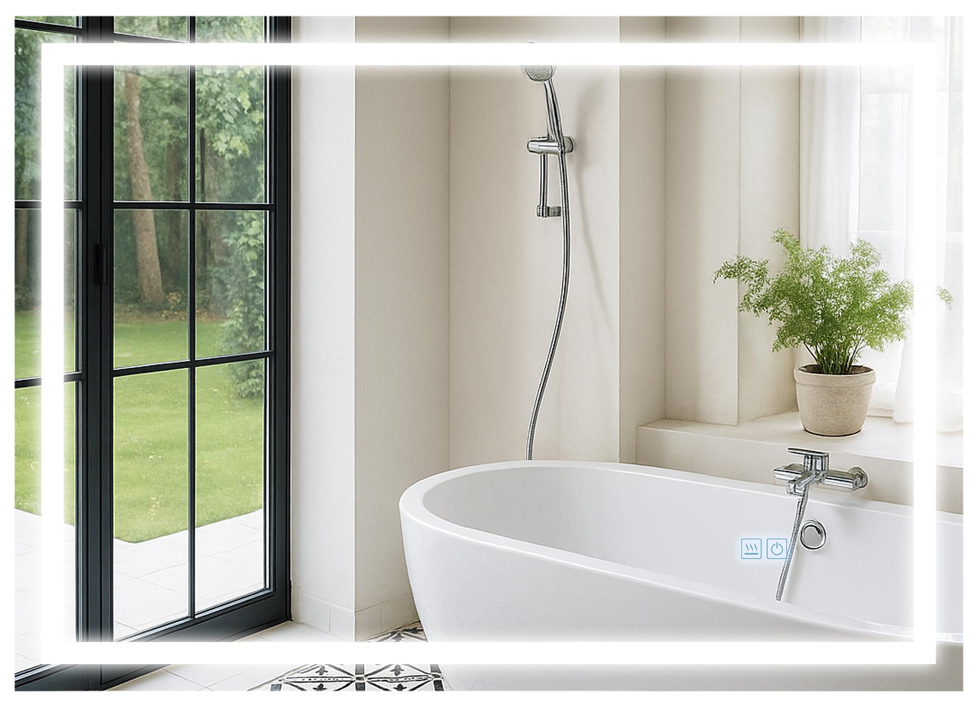 Specchio da bagno Jaffrey con Bluetooth