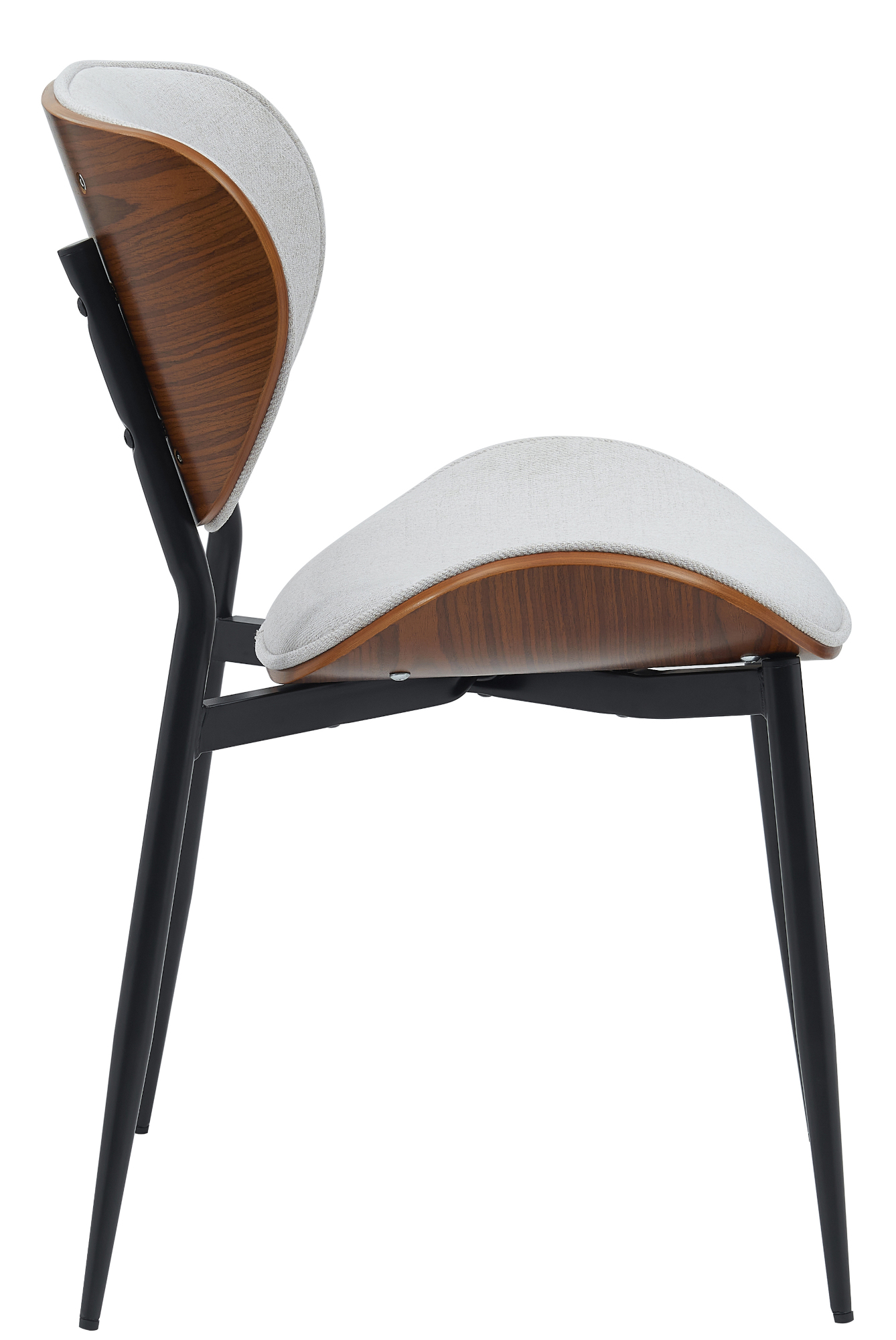 Set di 2 sedie visitatore Enid con rivestimento in similpelle o tessuto