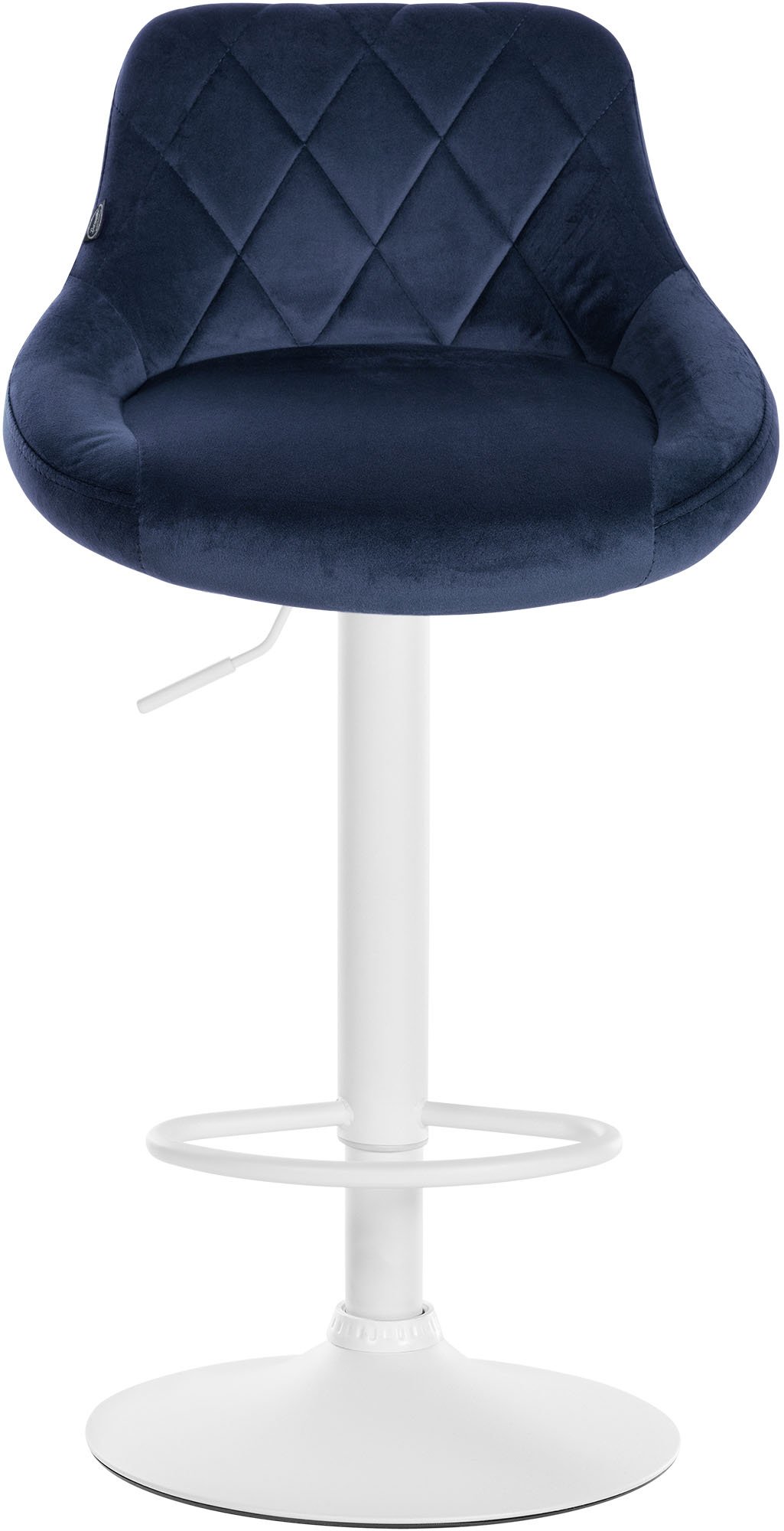 Set di 2 sgabelli da bar Lazio Velvet