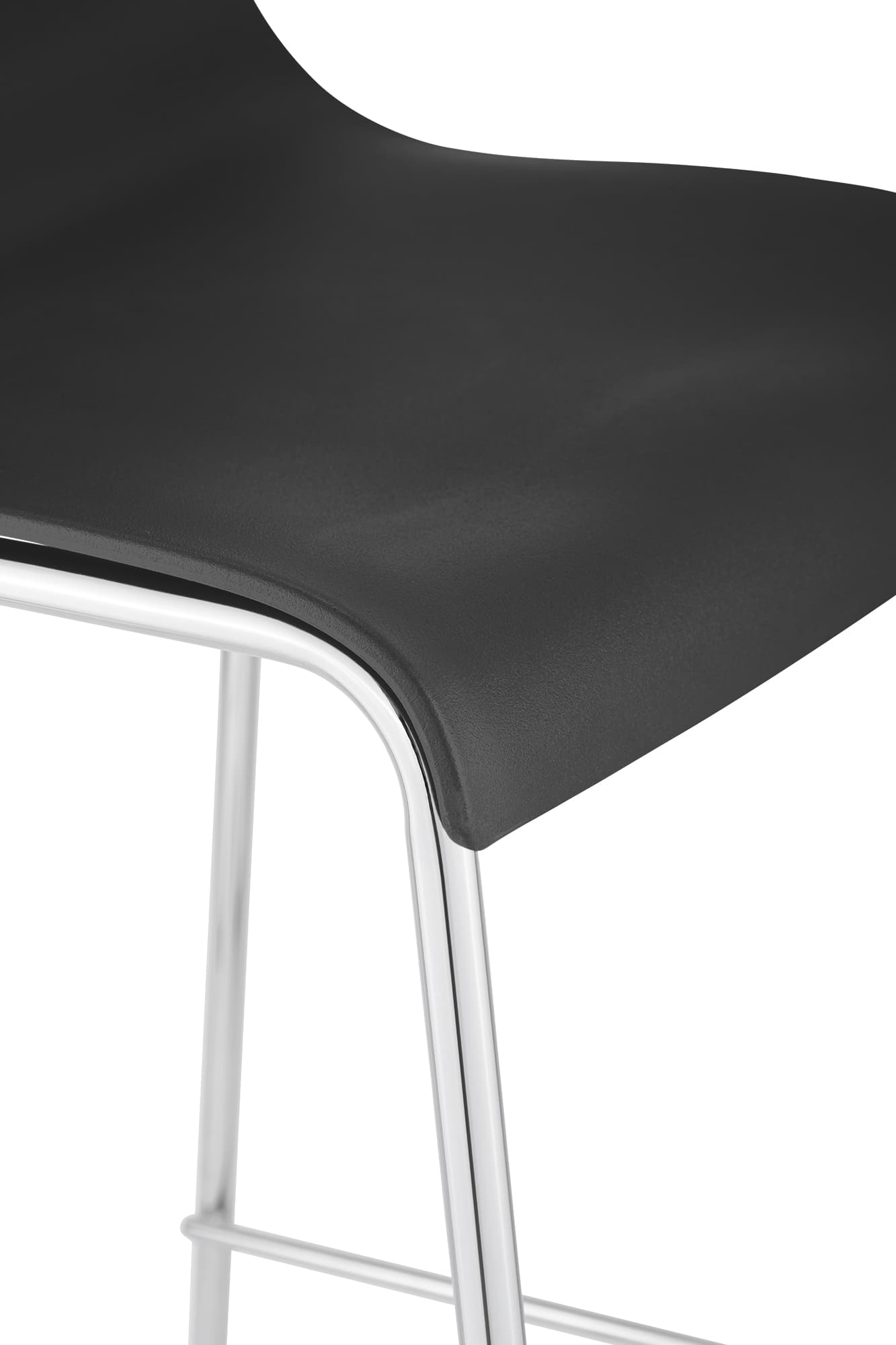 Set di 2 sgabelli da bar Hover in plastica con base a 4 gambe
