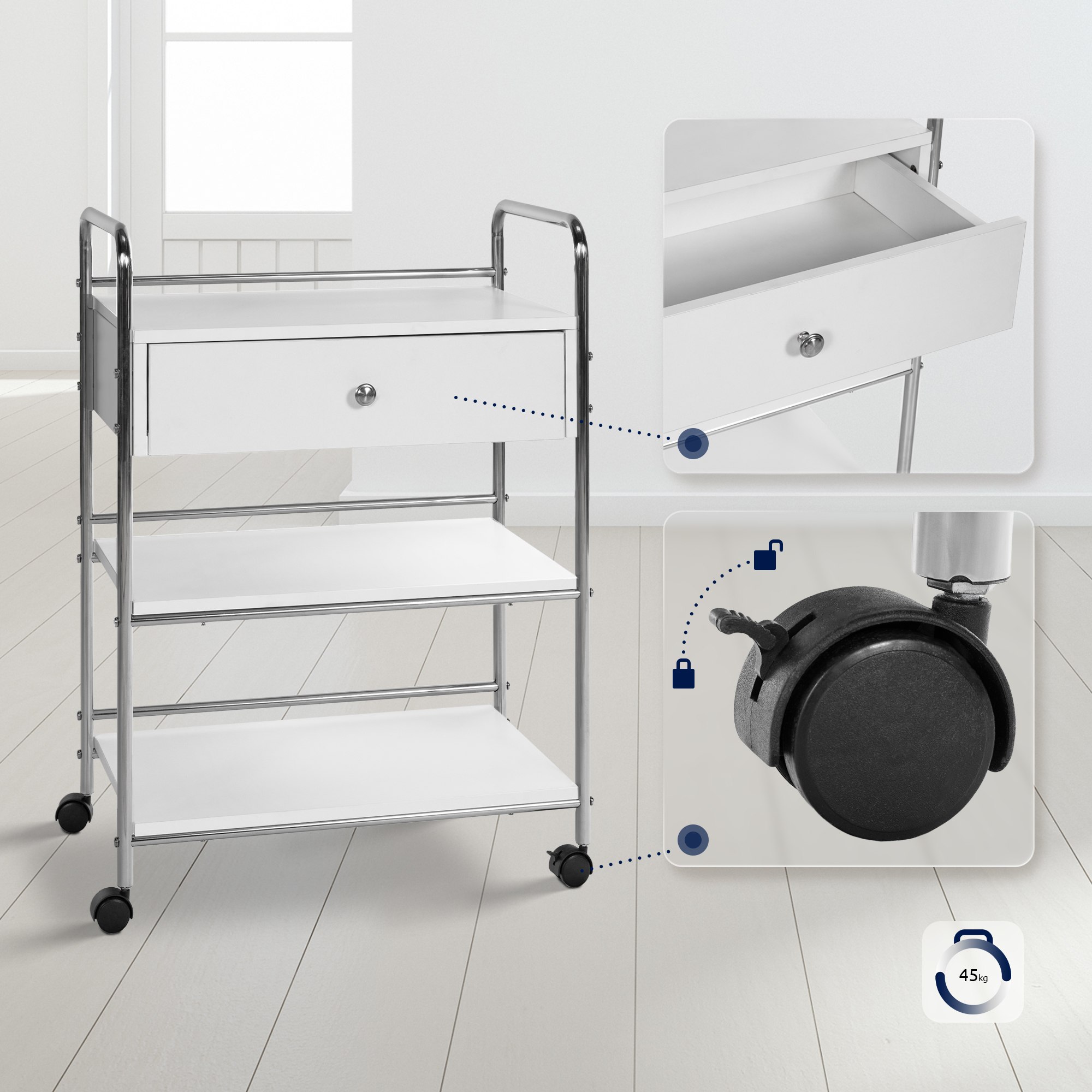 Carrello per apparecchi cosmetici PL912
