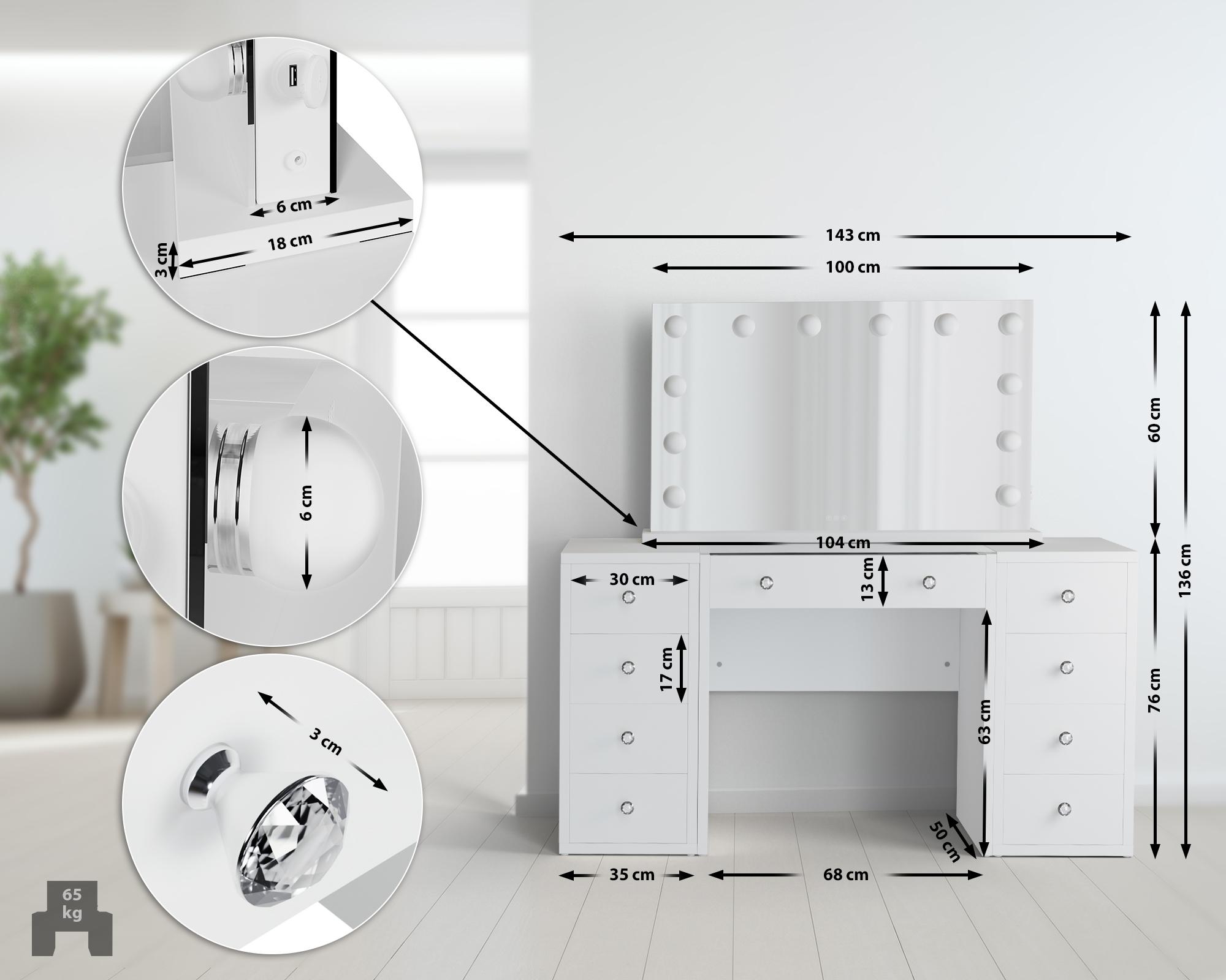 Tavolino da toilette Tiline