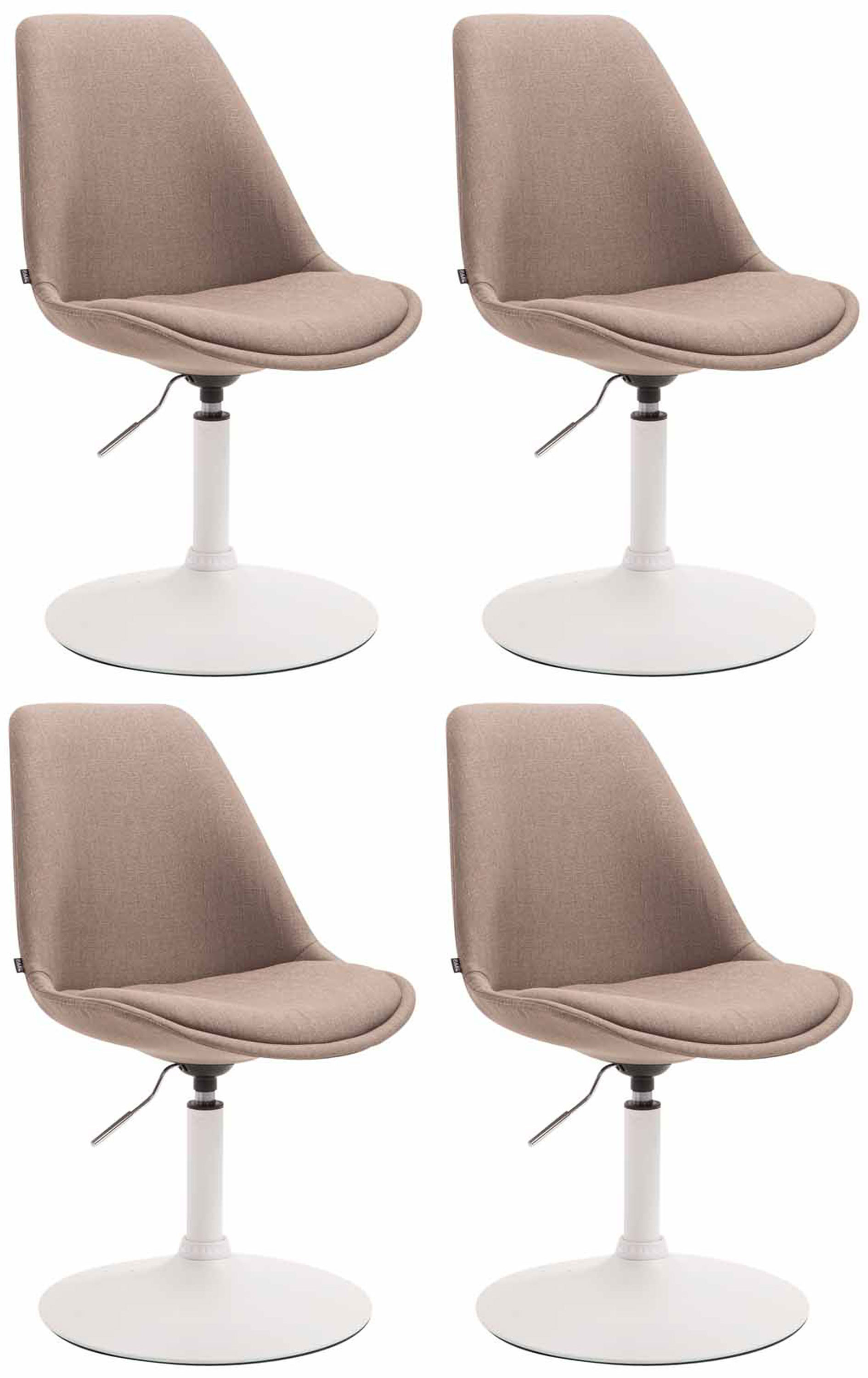 Set di 4 sedie da pranzo in tessuto Maverick