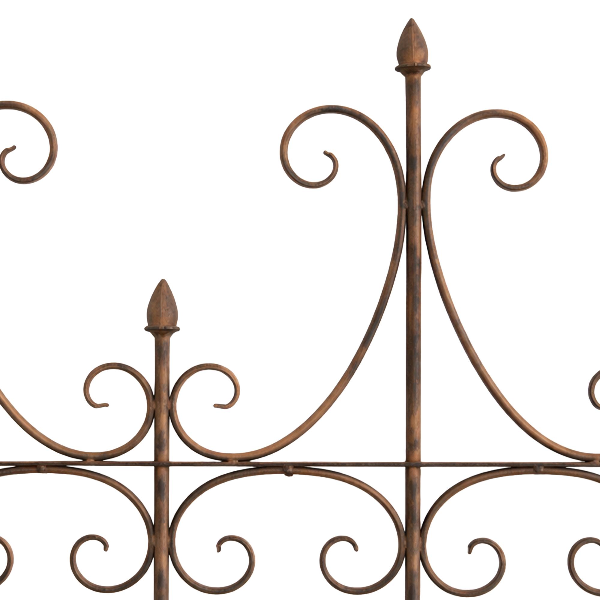 Spalliera Flieder 130x100 cm in Metallo, Stile Rustico per Rampicanti