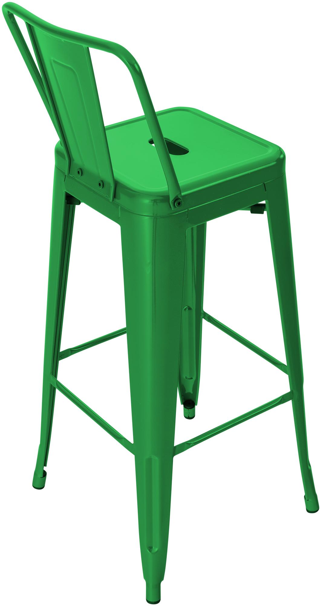 Sgabello da Bar in Metallo Mason