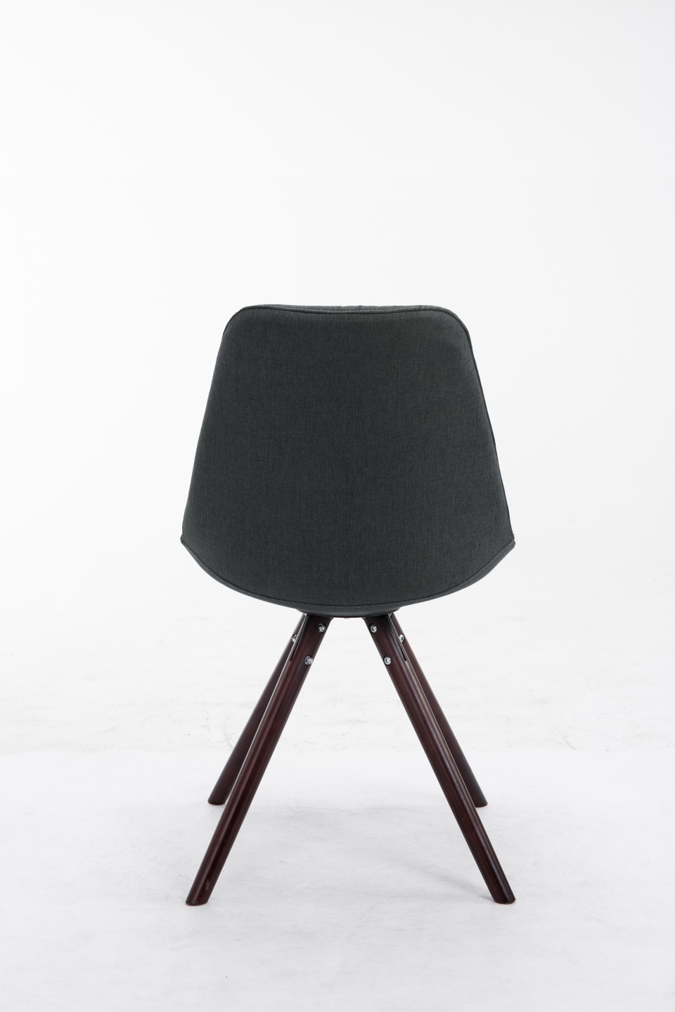 Sedia Toulouse in stoffa gambe tonde