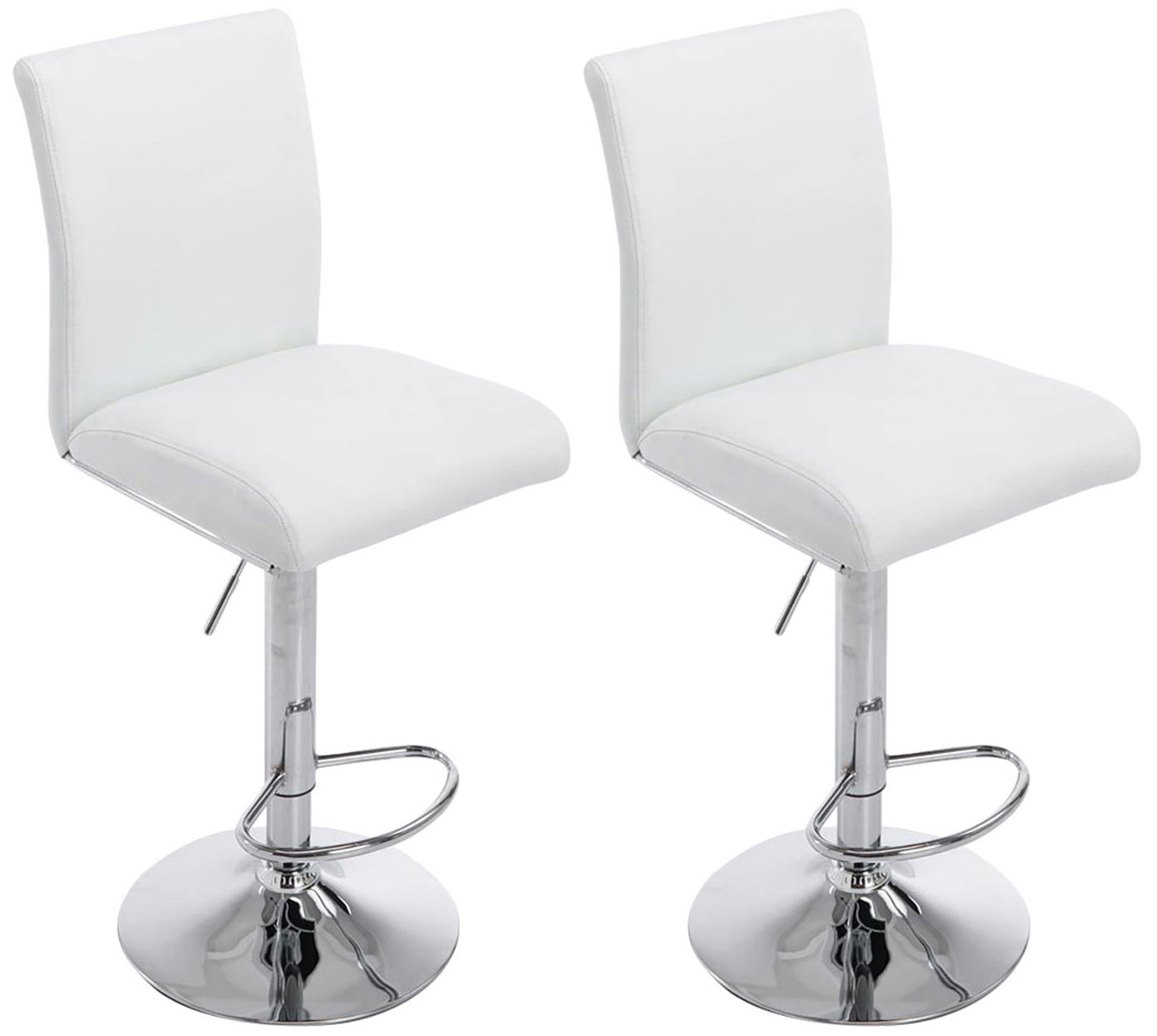 Set 2 Sgabelli Colonia in similpelle