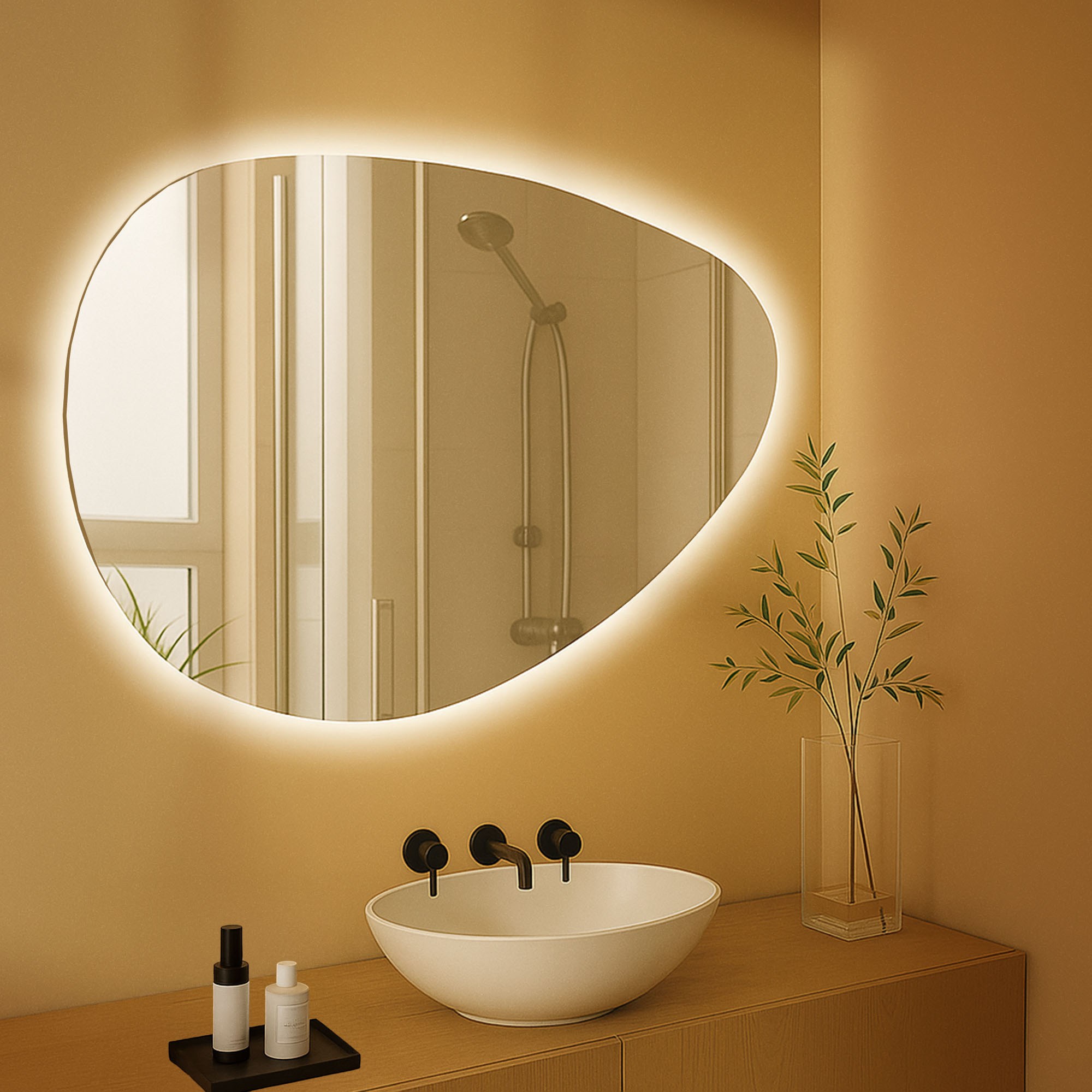 Specchio da bagno Almafie