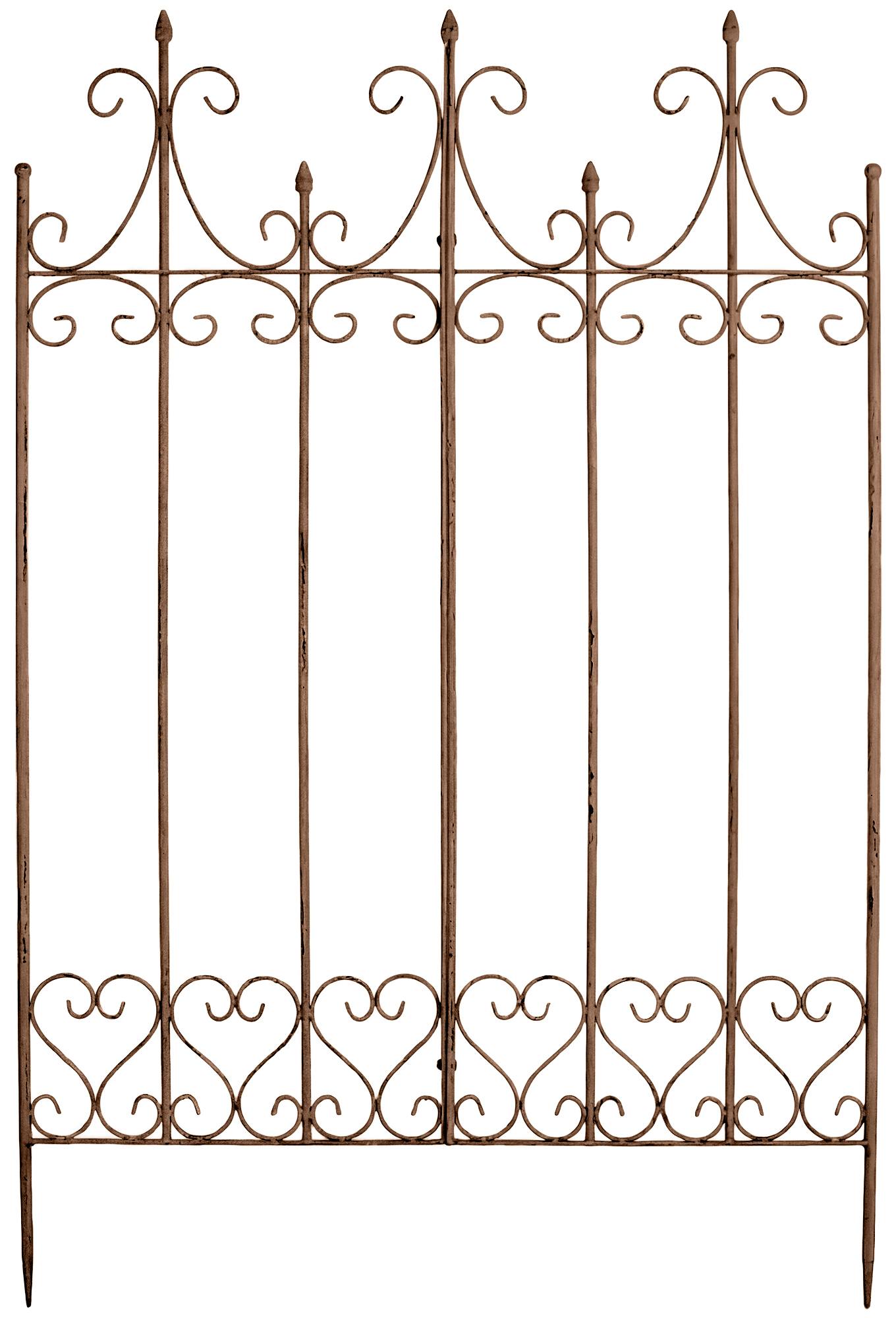 Spalliera Flieder 130x100 cm in Metallo, Stile Rustico per Rampicanti