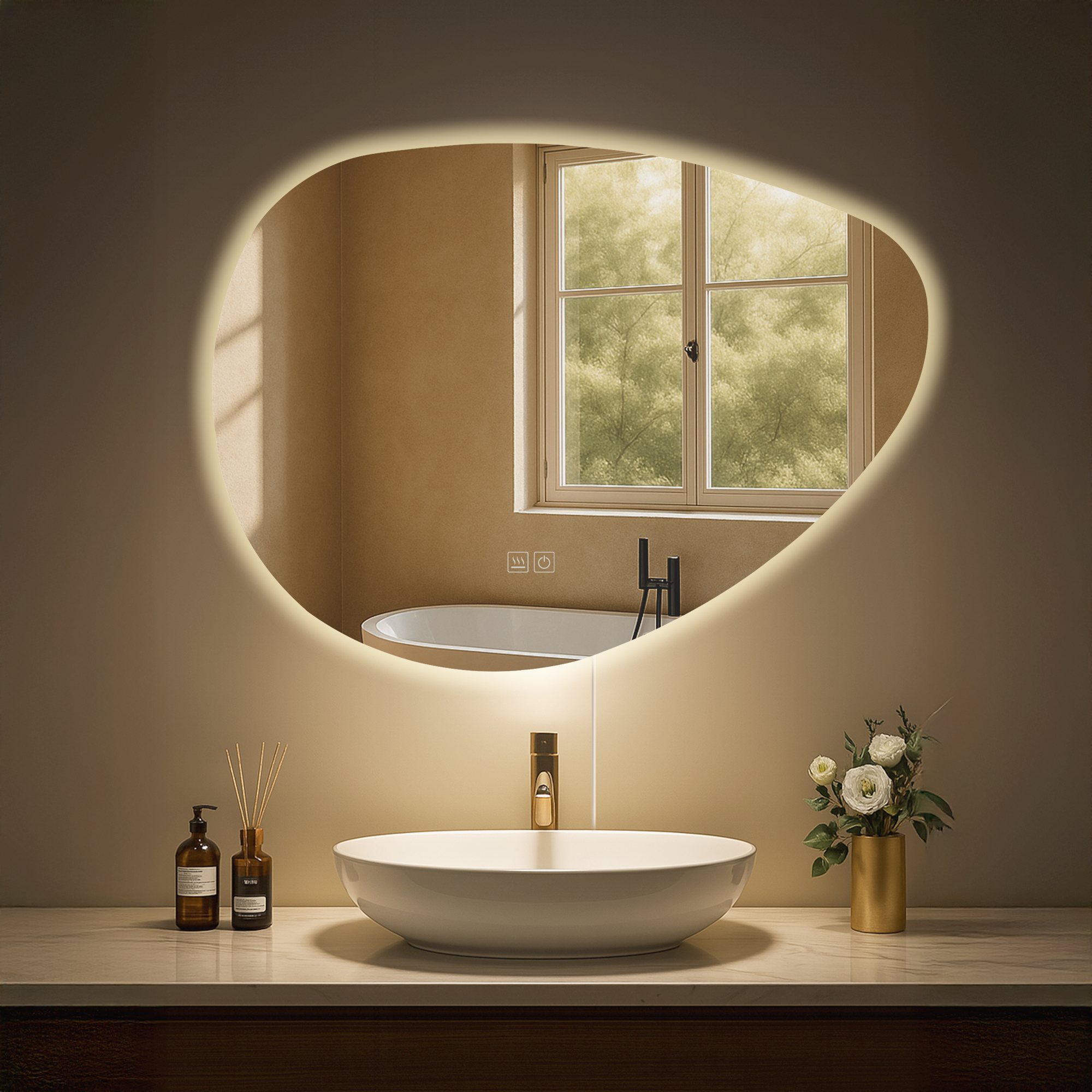 Specchio da bagno Almafie