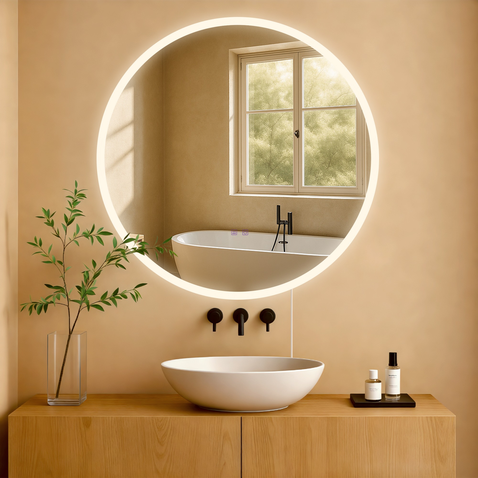 Specchio da bagno Laconia