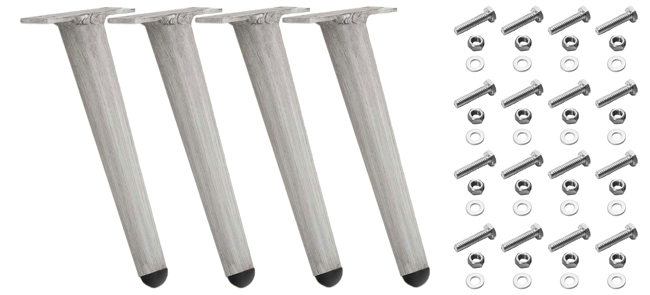 Set di 4 piedini per mobili