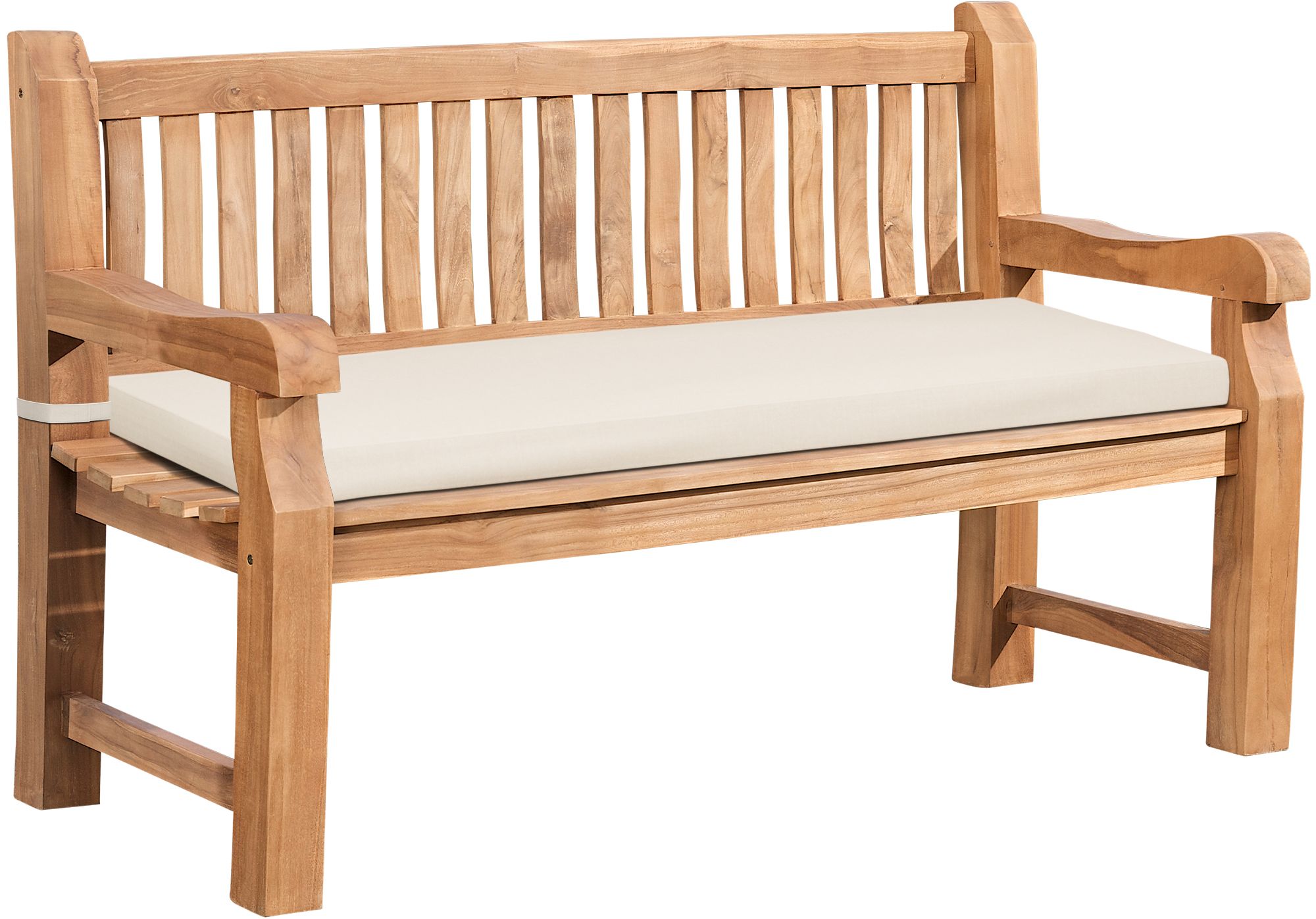 Gartenbank-Teakholz-Daxon-mit-Sitzkissen-358810