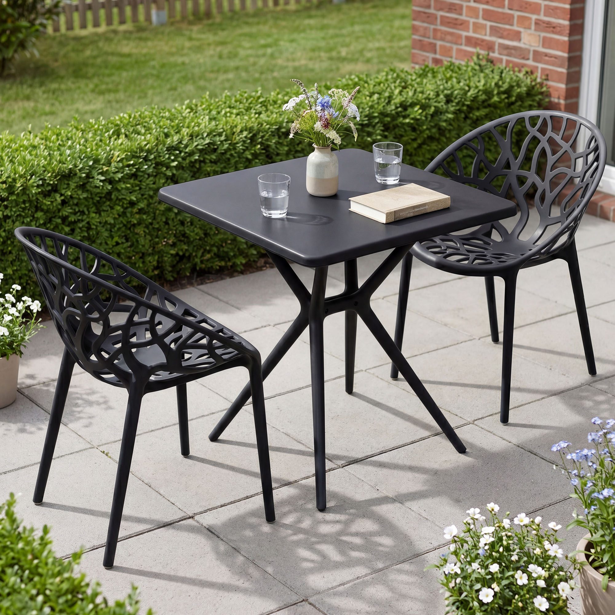 Set da giardino Lumera con 2 sedie