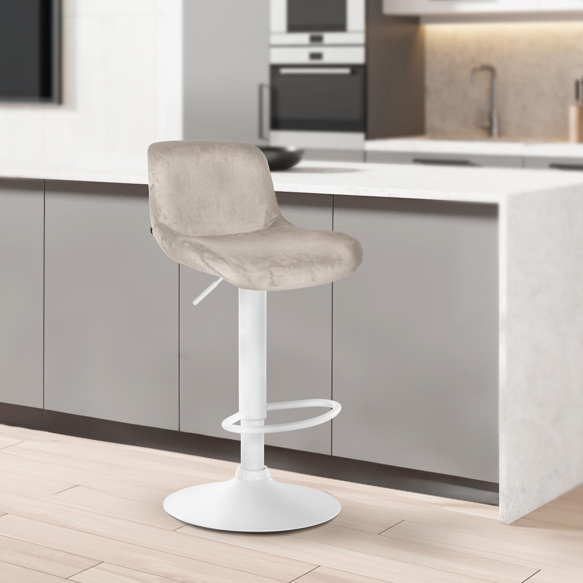 Sgabello Solon bianco