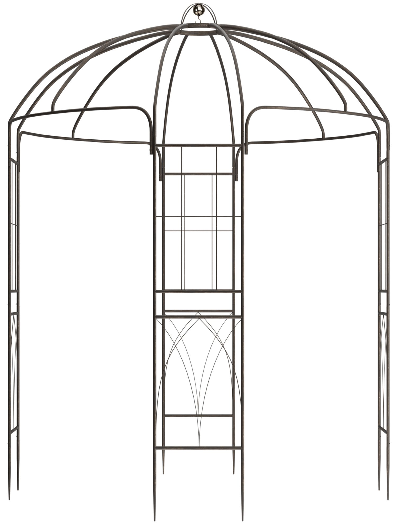 Gazebo da giardino Keira con supporto per rampicanti