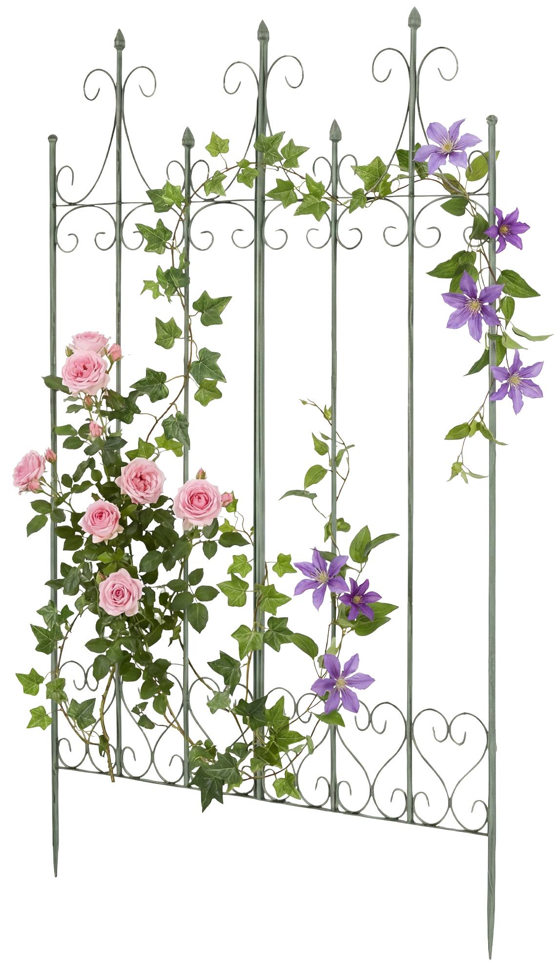 Spalliera Flieder 130x100 cm in Metallo, Stile Rustico per Rampicanti