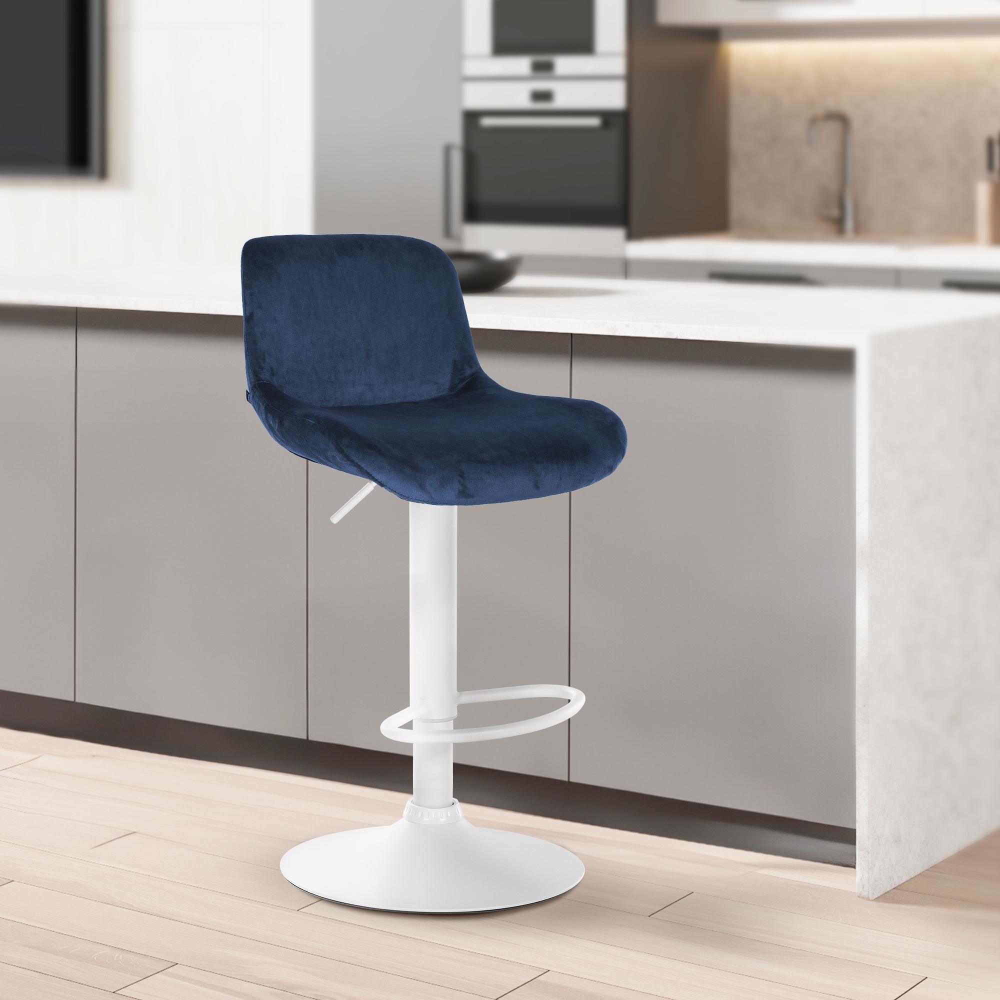 Set di 2 sgabelli da bar Solon White