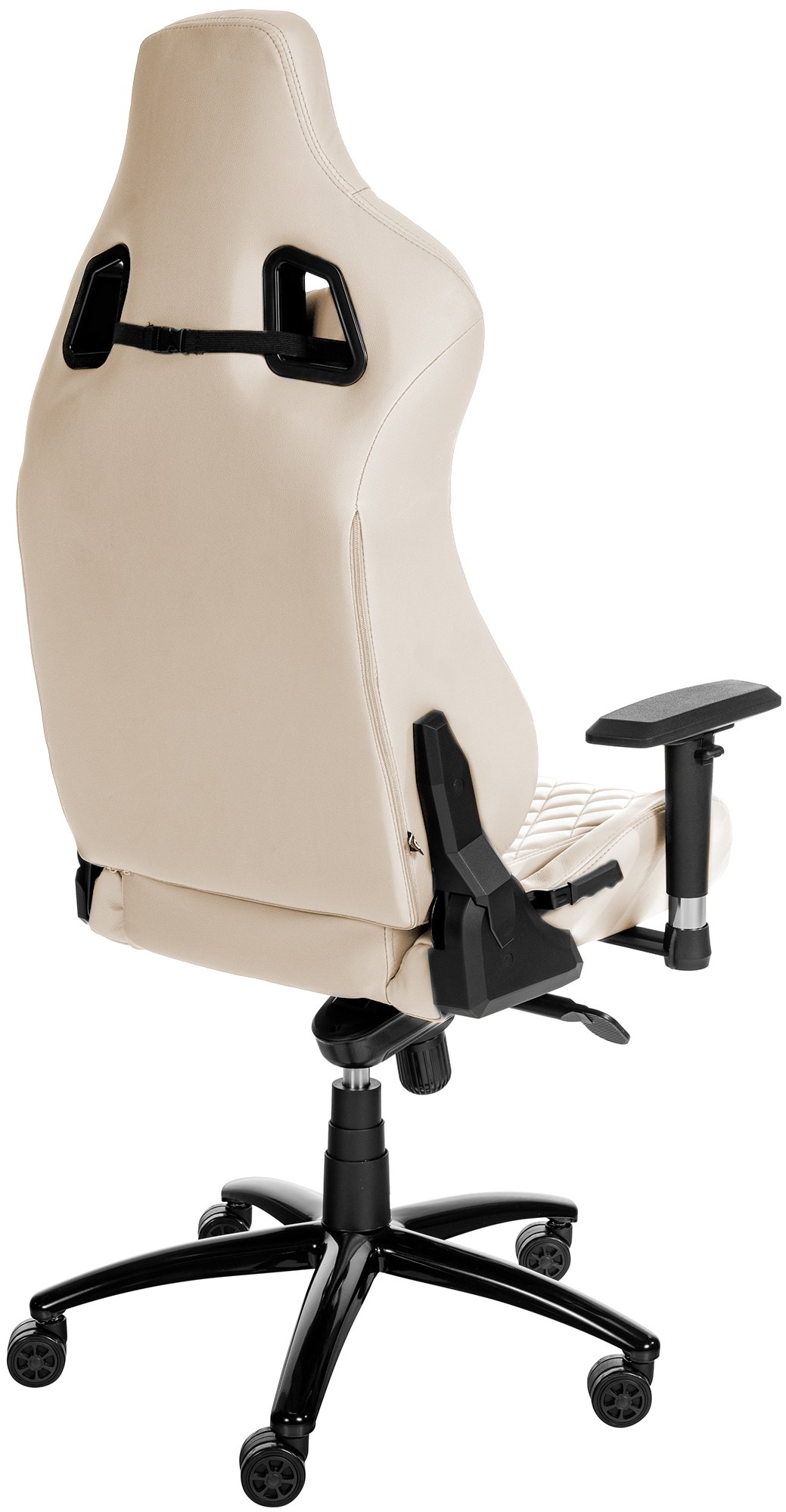 Sedia da ufficio Keren con rivestimento in vera pelle