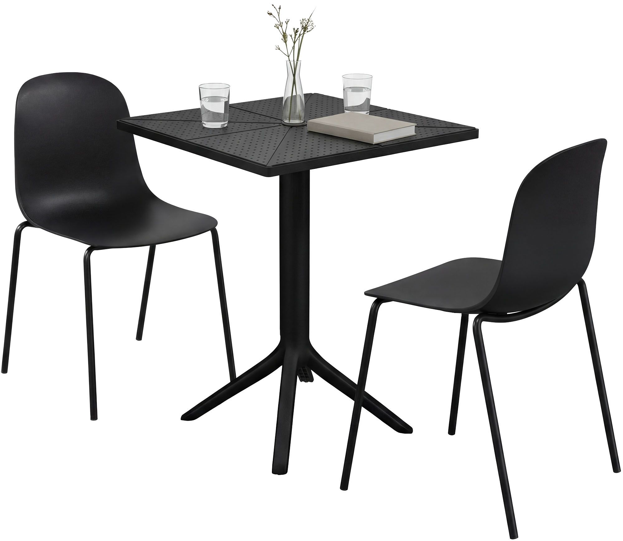 Set da giardino Nerra con 2 sedie