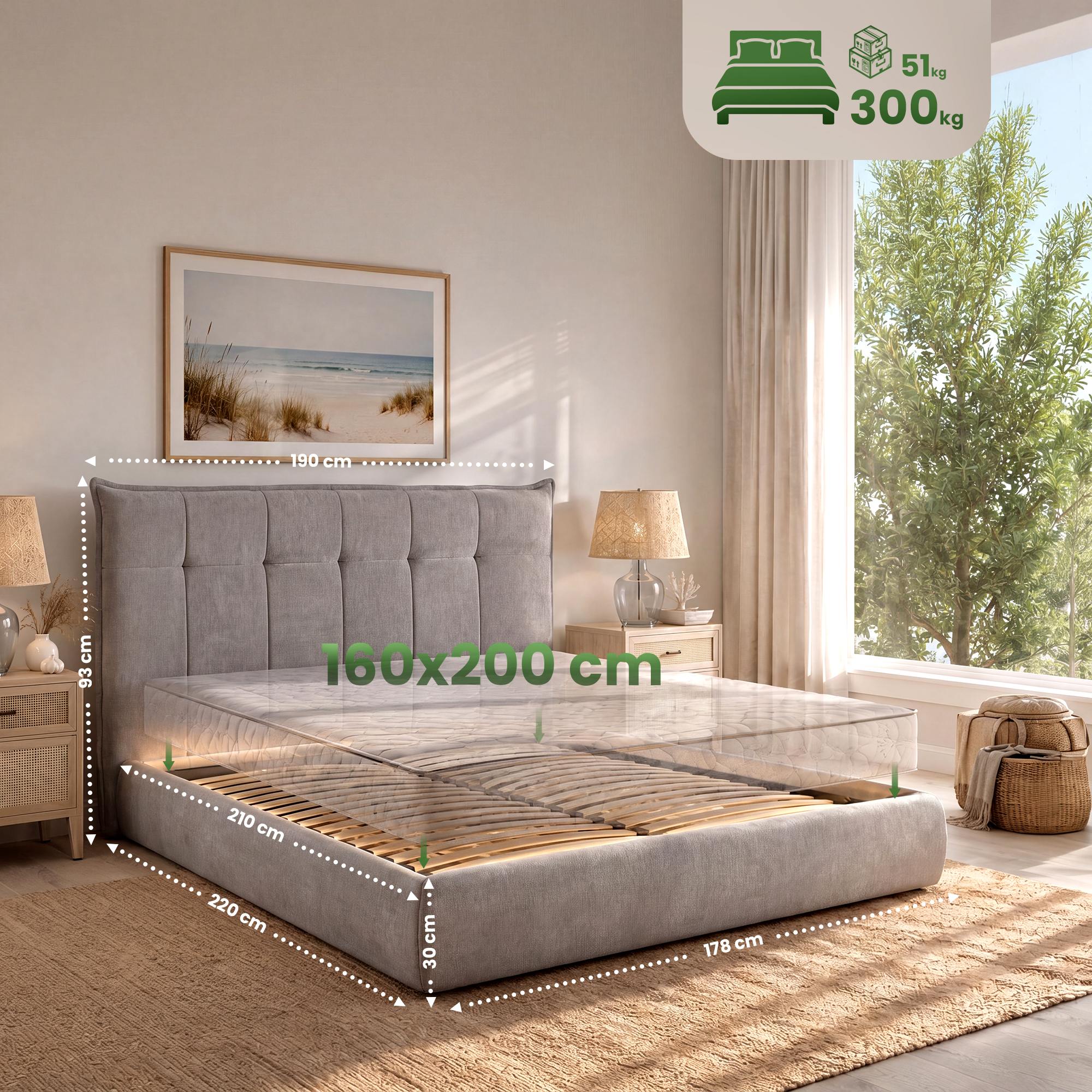 Letto Mirka 160 x 200 cm