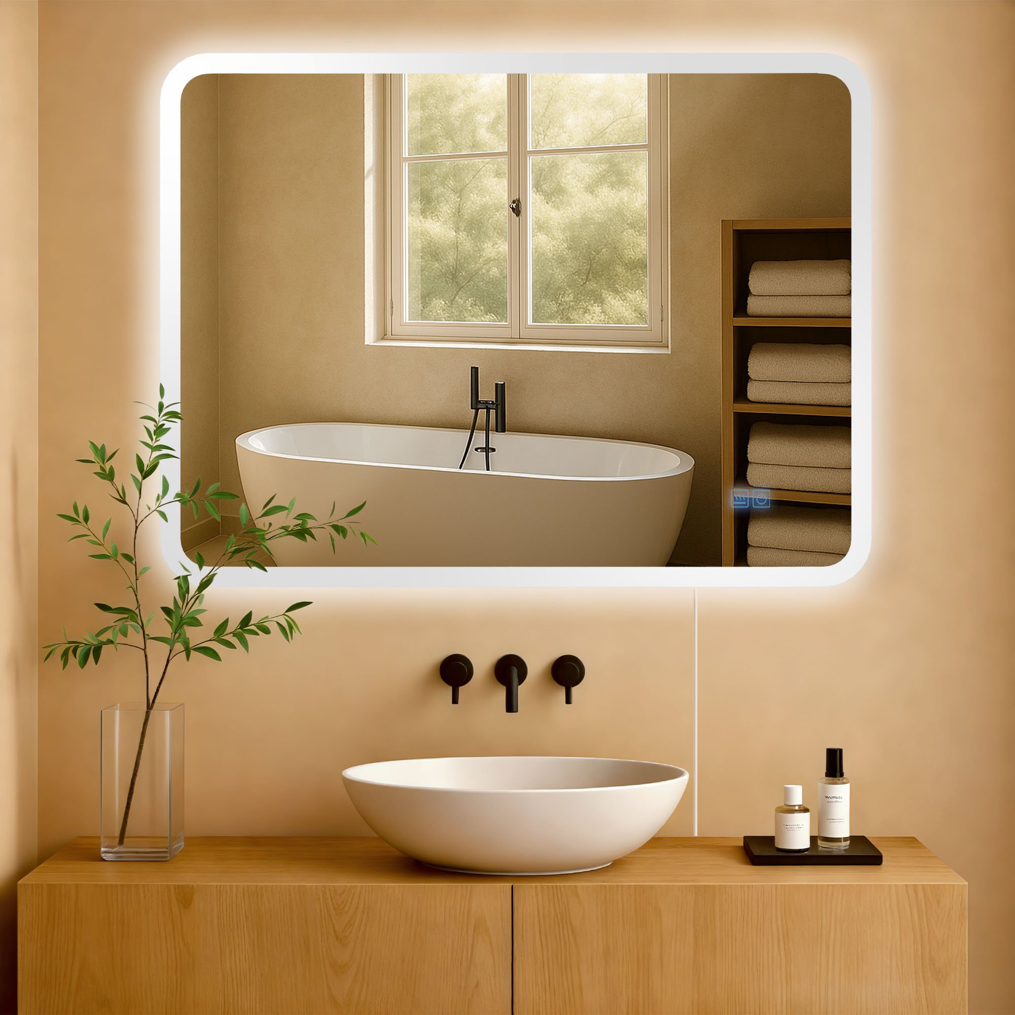 Specchio da bagno Jericho