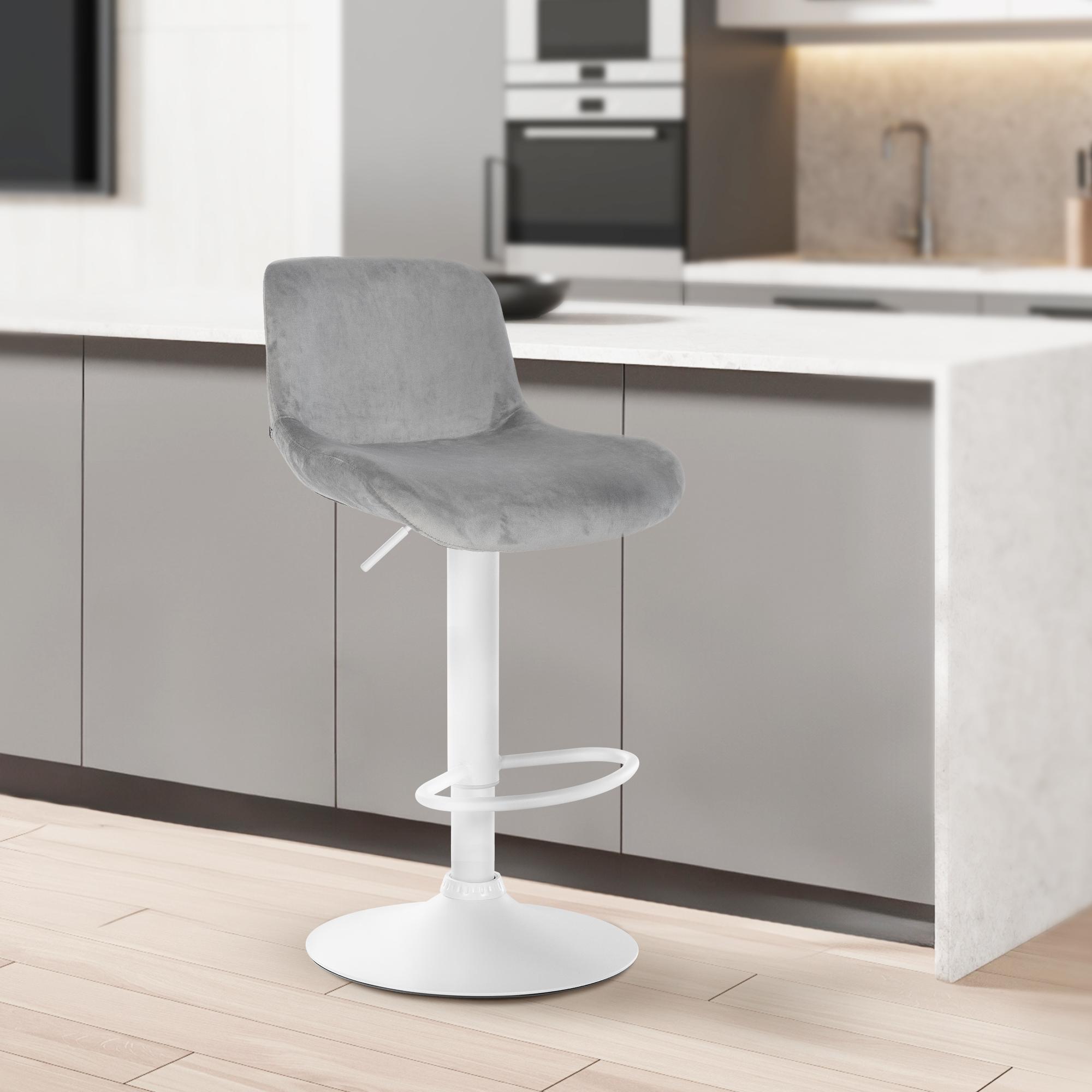 Sgabello Solon bianco