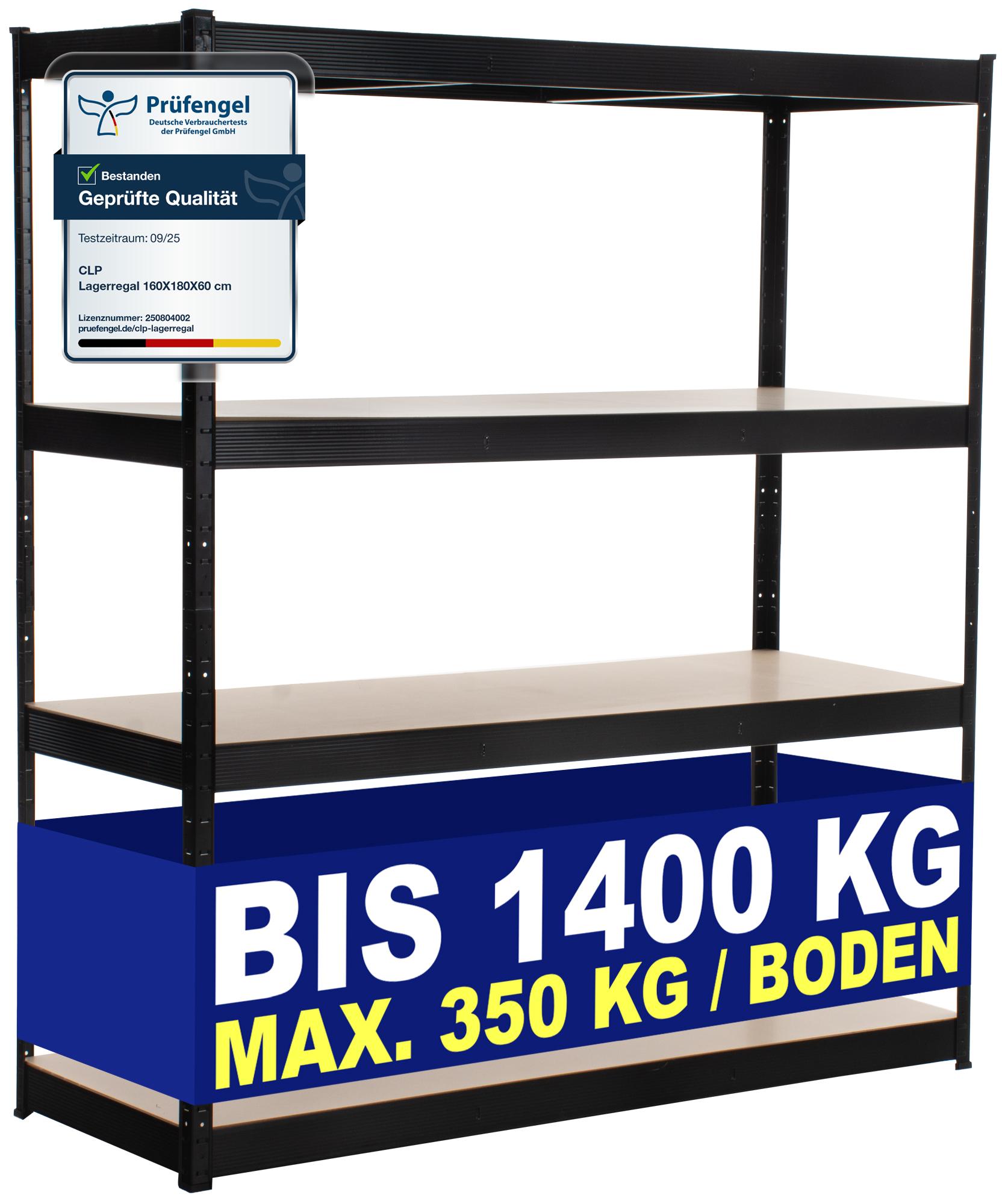 Scaffale Zincato Professionale 160x60x180