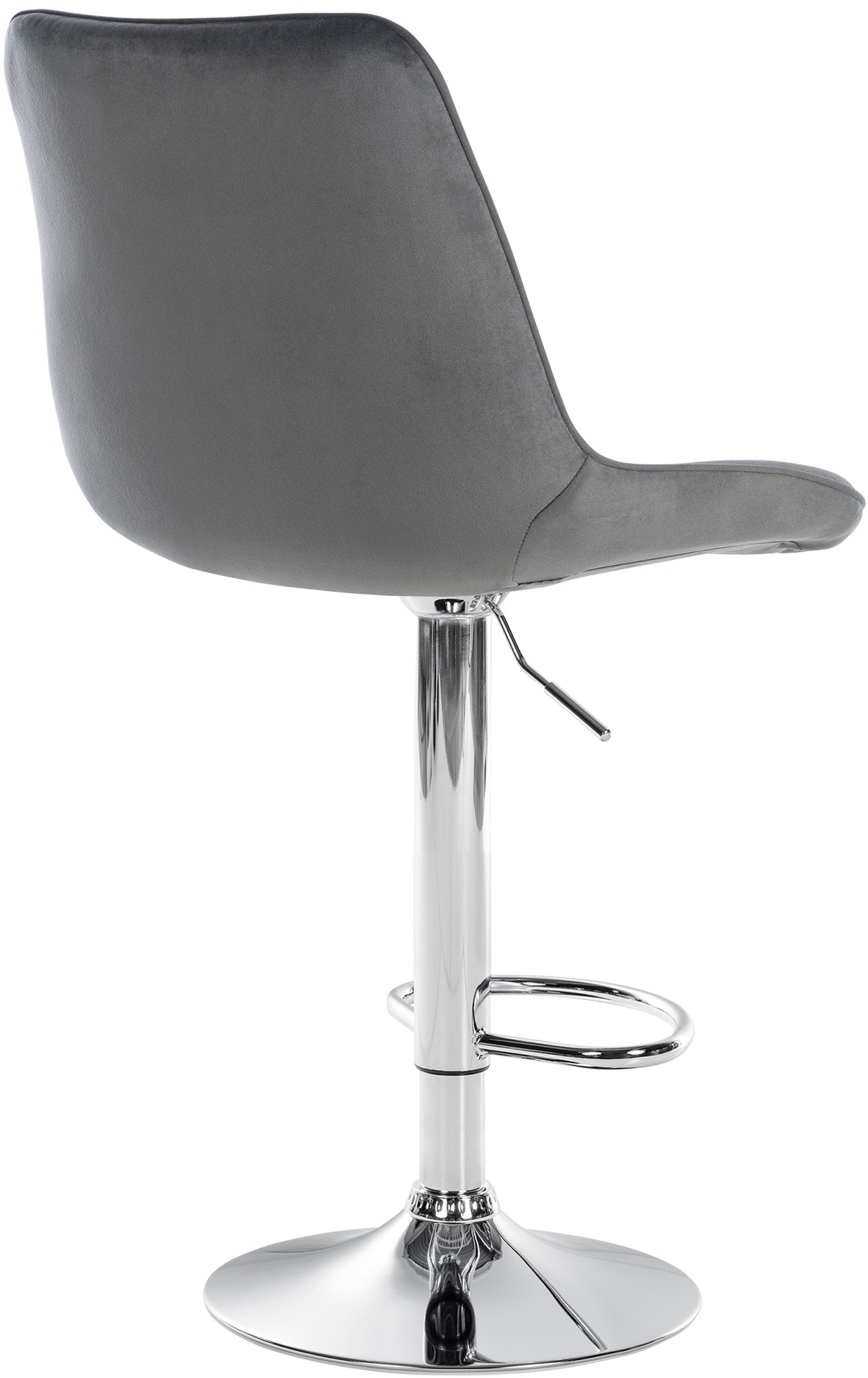 Sgabello da bar Toni velluto elegante, comodo e resistente, ideale per cucina o locale, design moderno per ogni ambiente