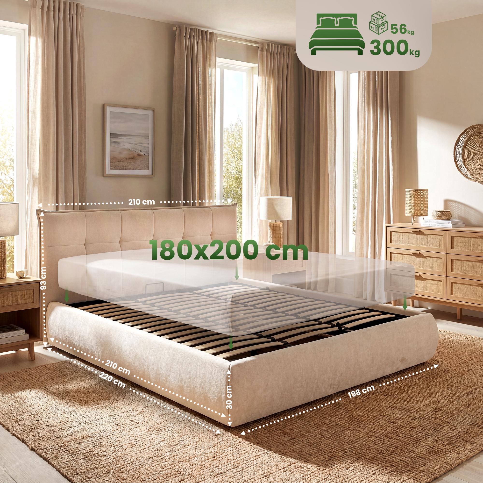 Letto Mirka 180 x 200 cm