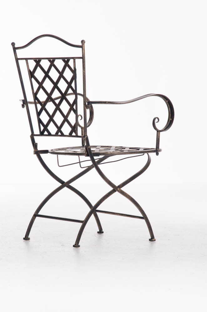 Sedia Outdoor in Ferro Adara
