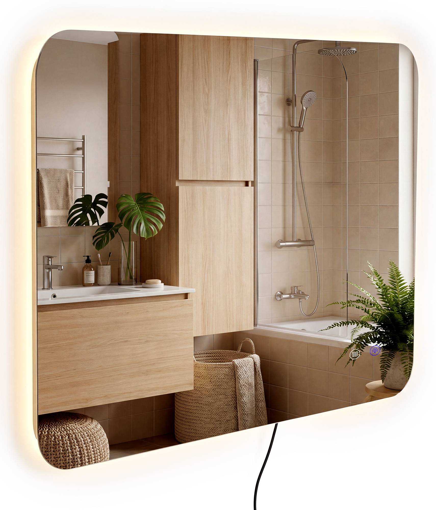 Specchio da bagno Ariva