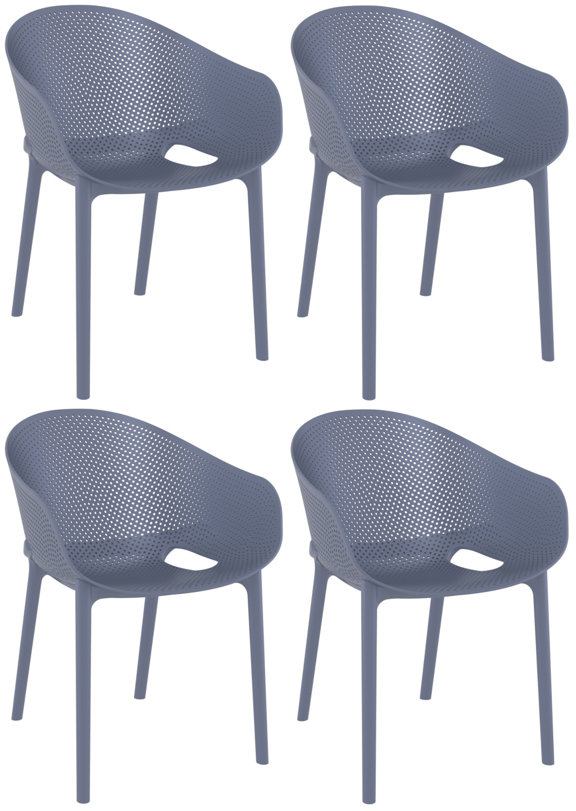 Set di 4 sedie Sky Pro