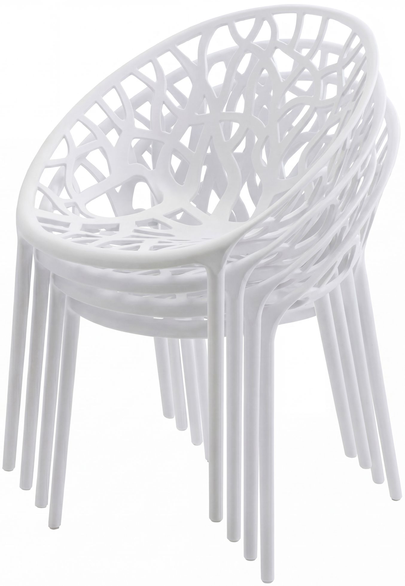 Set da giardino Neriva con 4 sedie