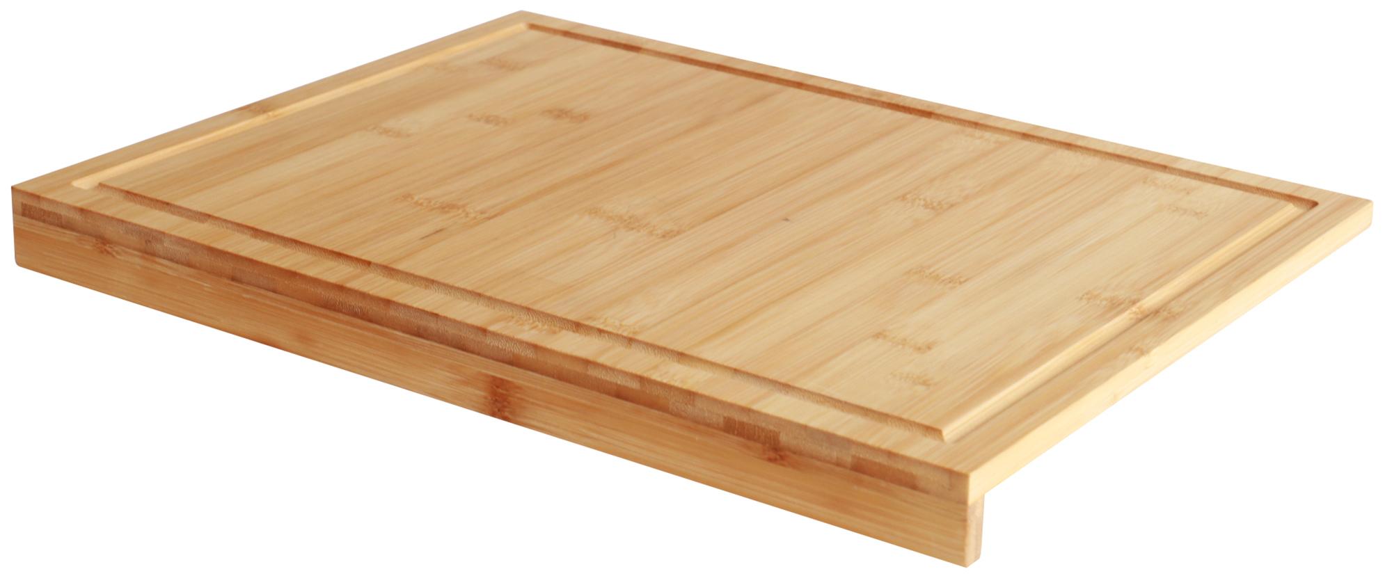 Tagliere in Bamboo XXXL 45 x 33 cm con Bordi Antiscivolo