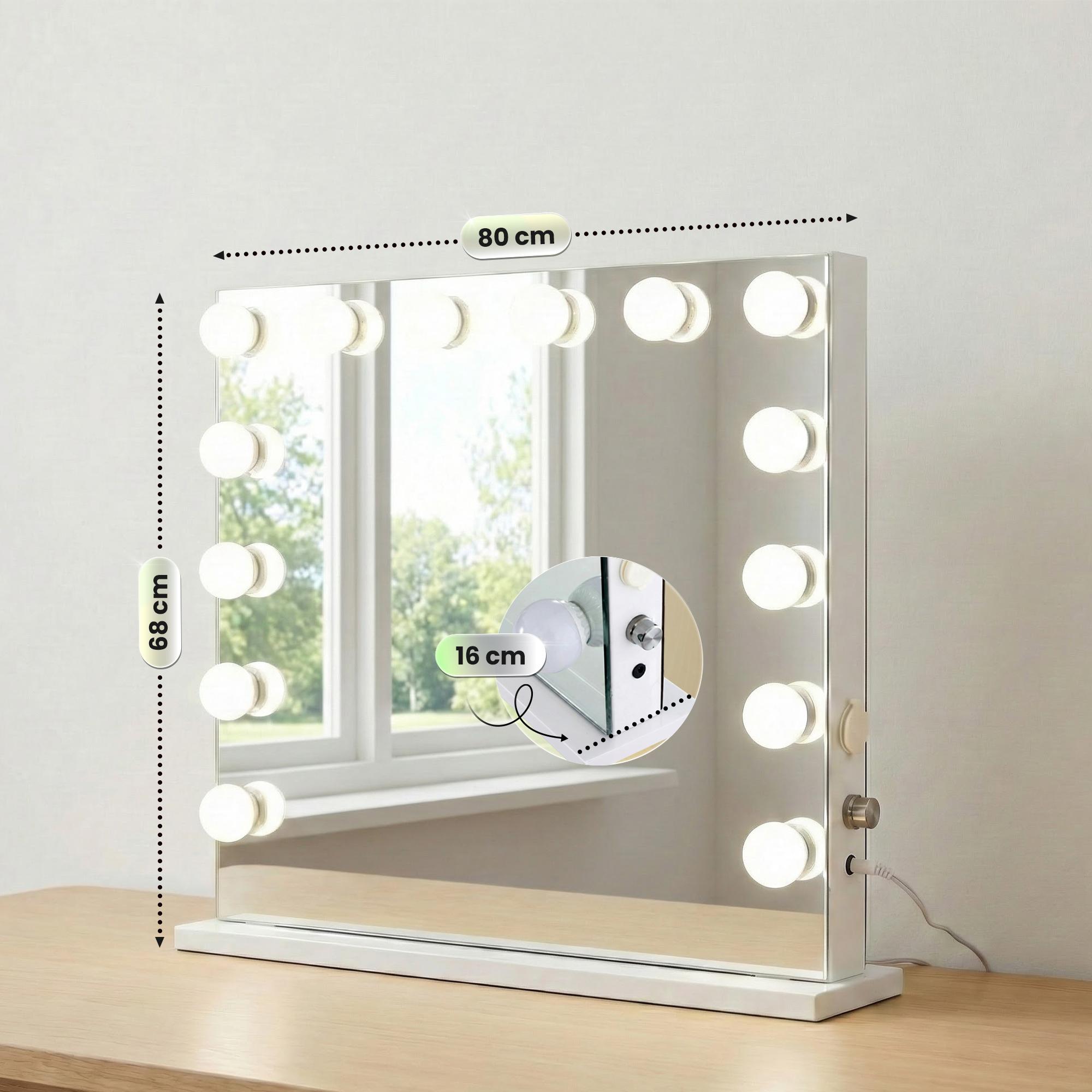 Specchio per trucco con luci Palmdale