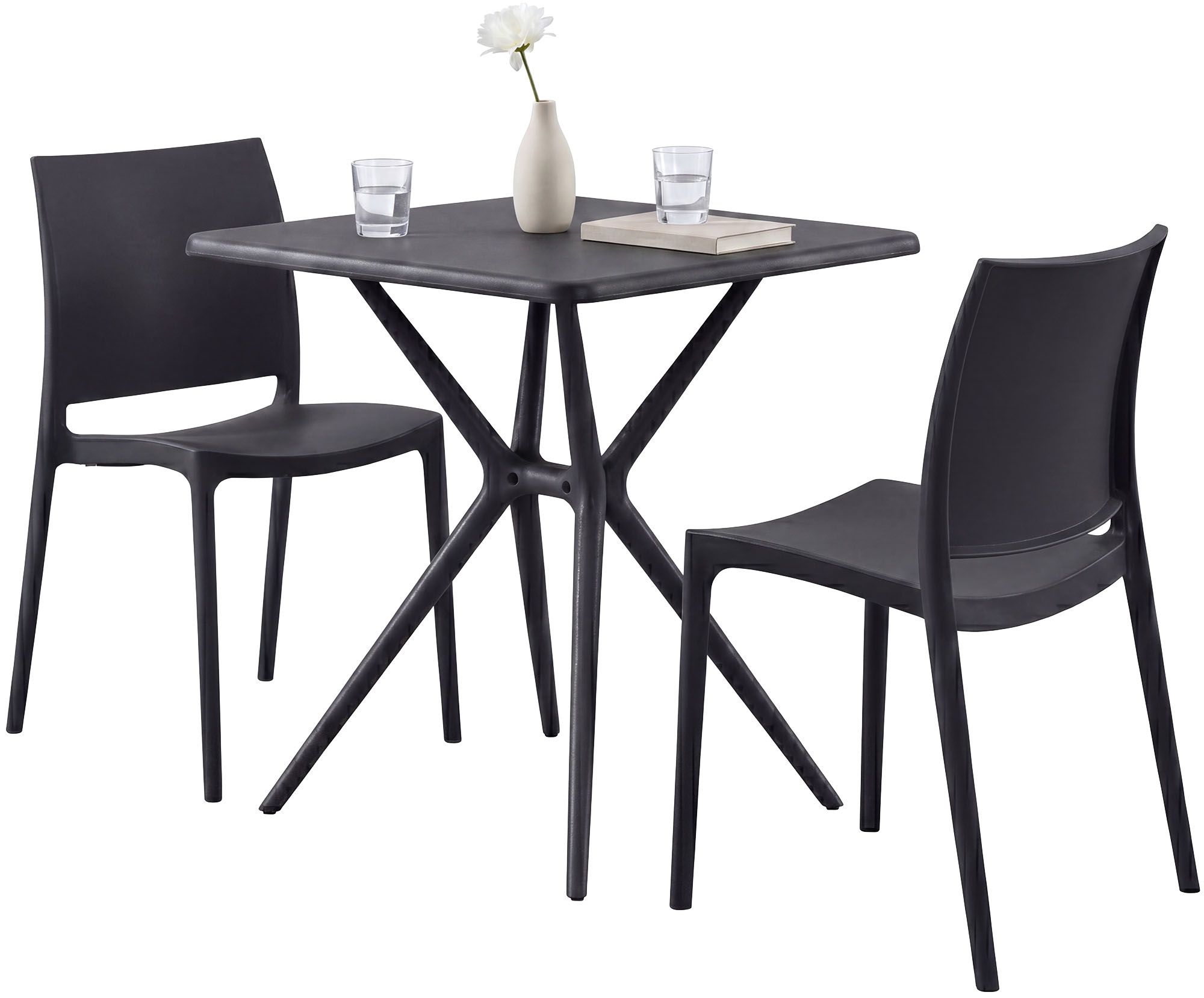 Set da giardino Amino con 2 sedie