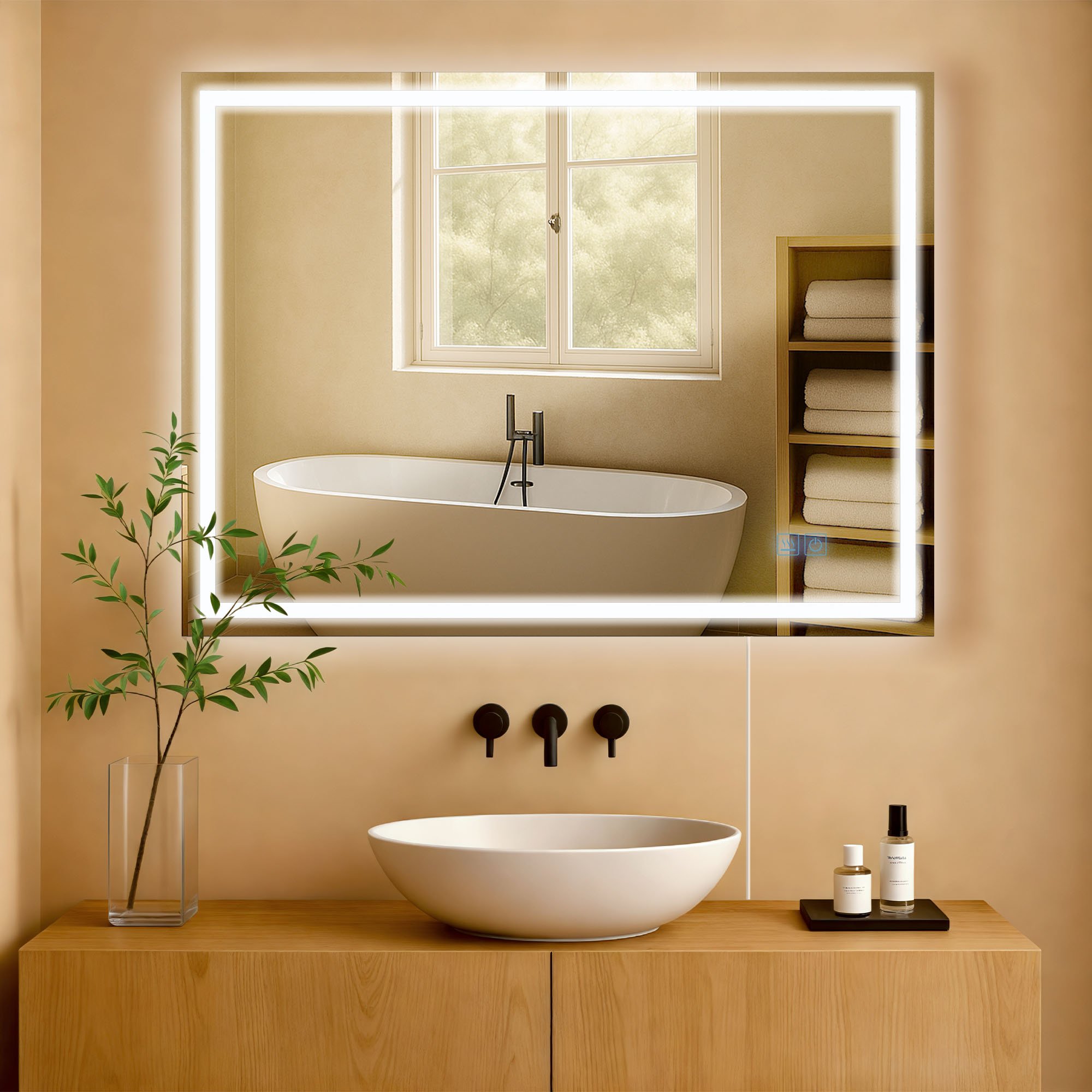 Specchio da bagno Jaffrey