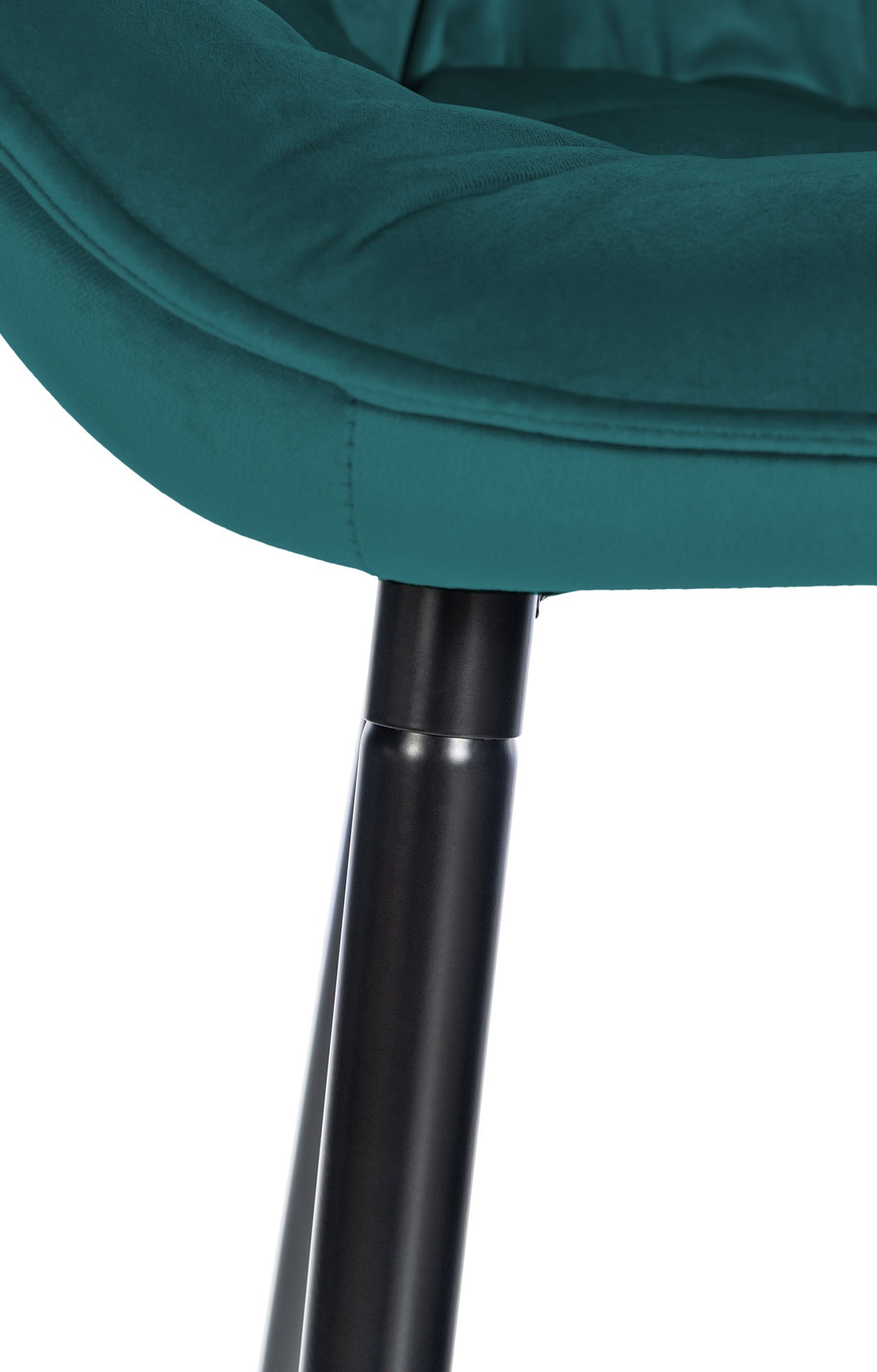 Set di 2 sgabelli da bar Gibson in velluto con altezza seduta 76 cm