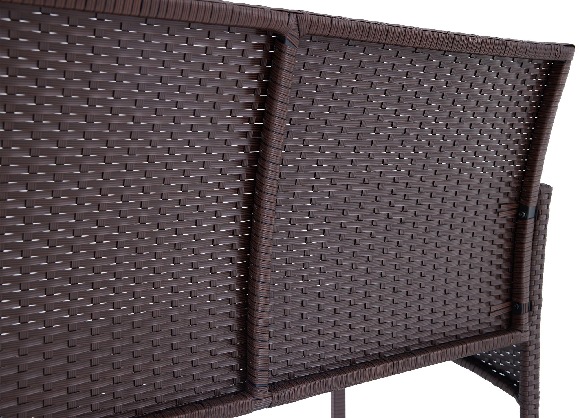 Gruppo di sedute in polyrattan Ramunda