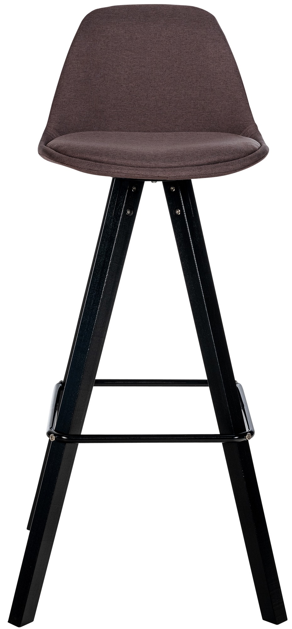 Set di 2 sgabelli da bar Corbin Tessuto Square