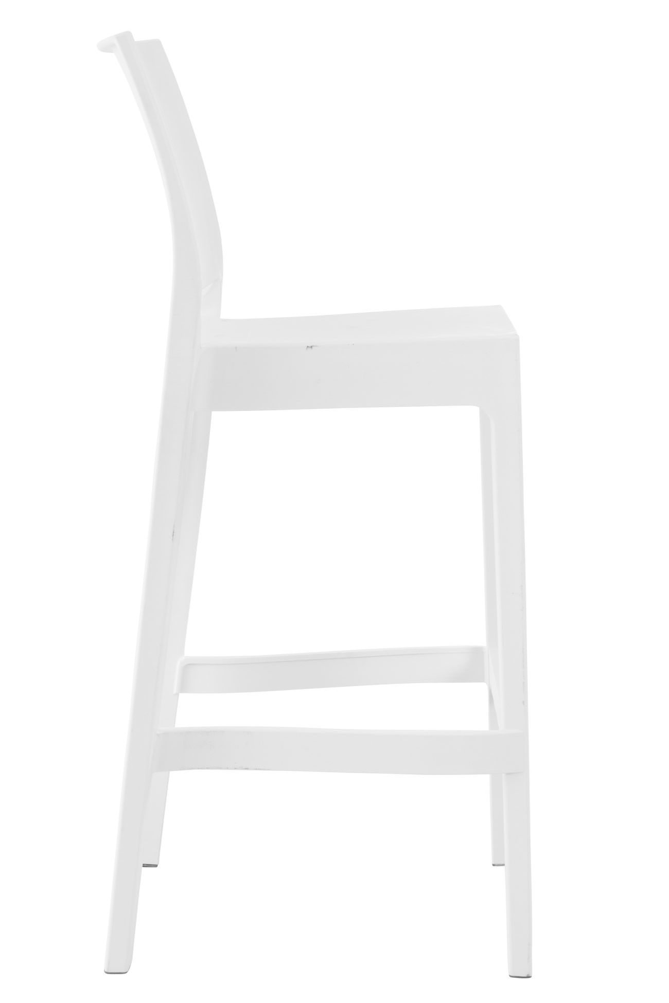 Set da 4 sgabelli da bar Maya in plastica