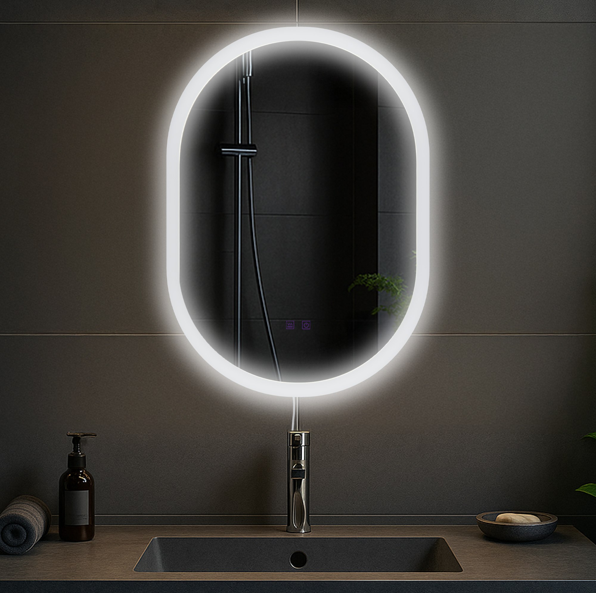 Specchio da bagno Karishma