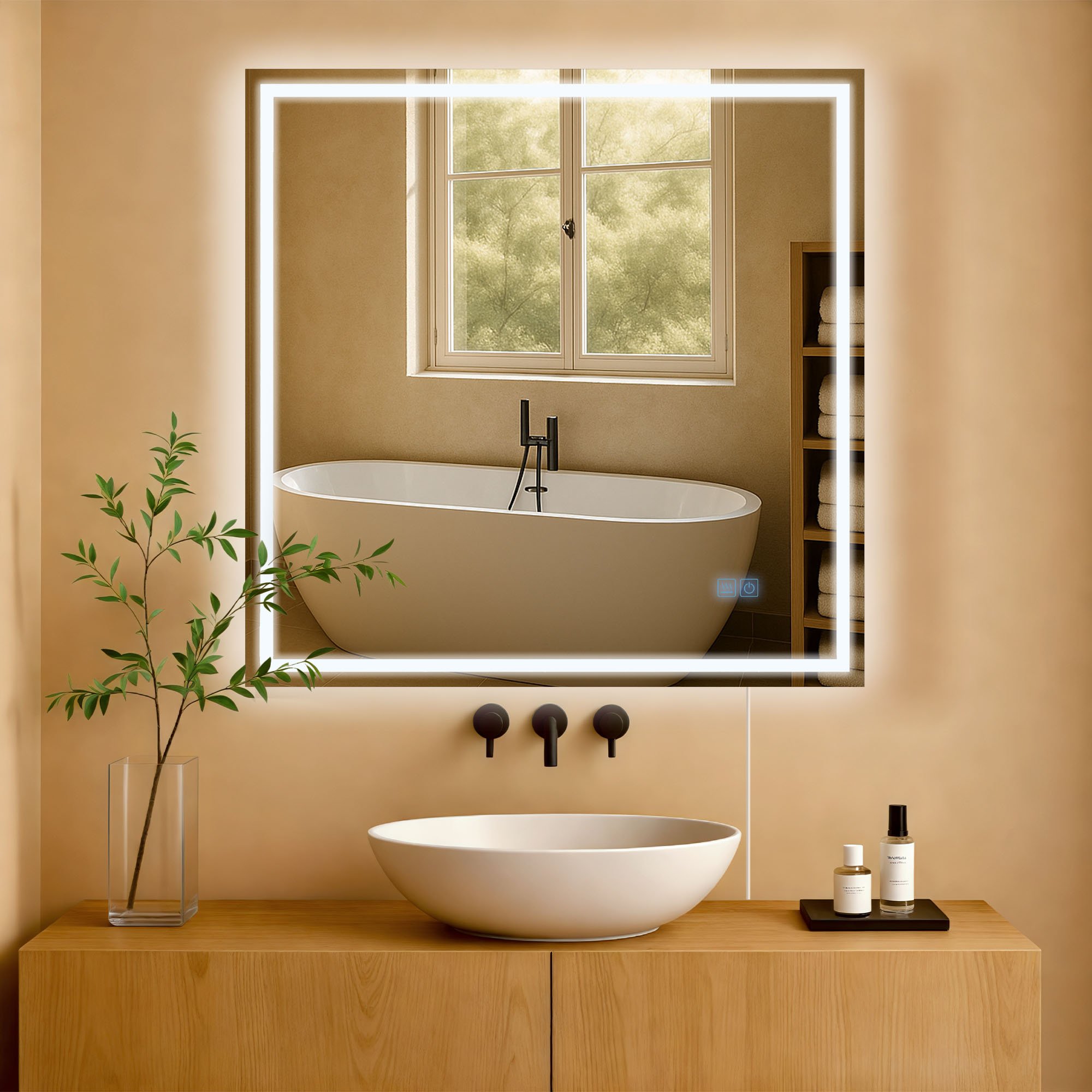 Specchio da bagno Jaffrey