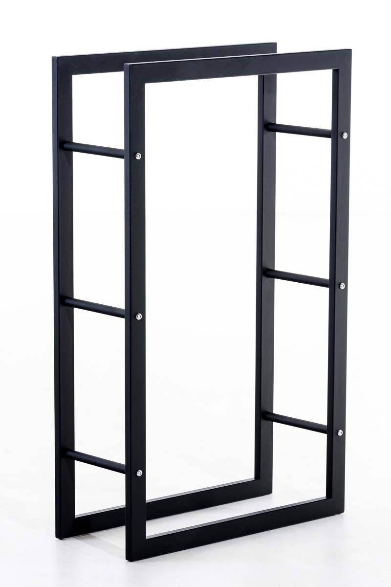 Scaffale portalegna KERI V3 nero opaco